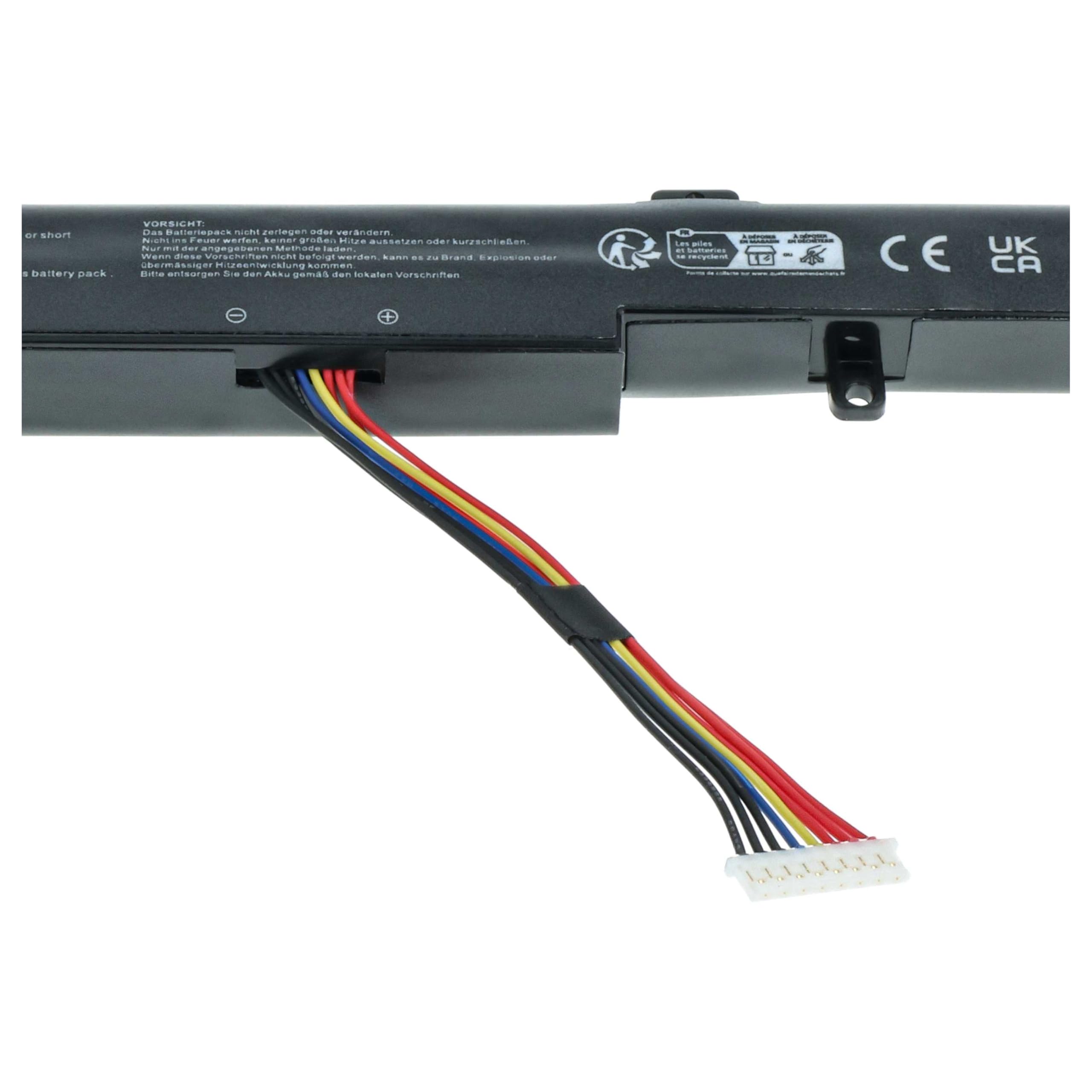 vhbw Batteria A41-X550E per Asus X550 2200mAh