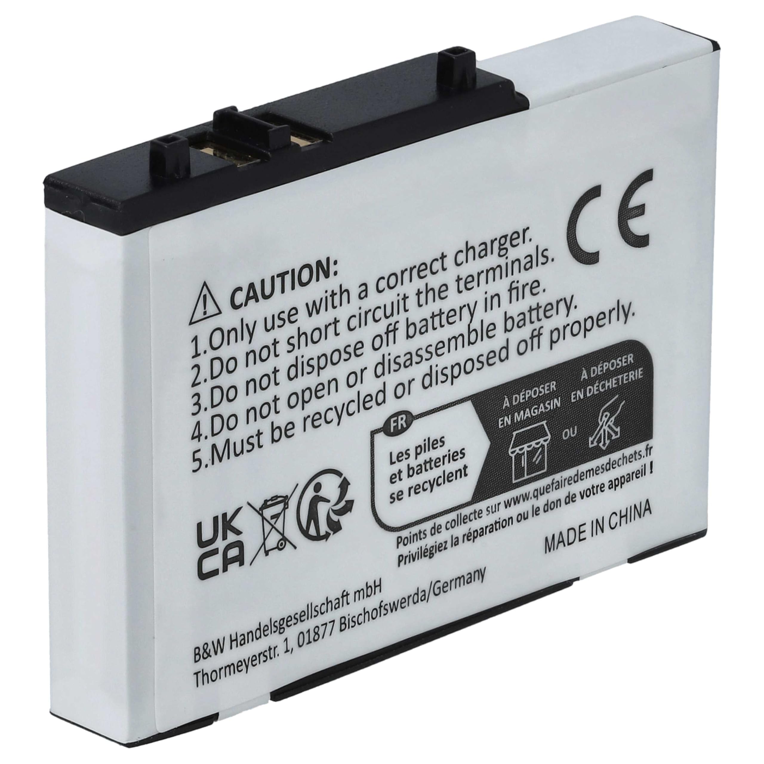 vhbw Batteria USG-001 per Nintendo DS Lite 900mAh Li-Ion
