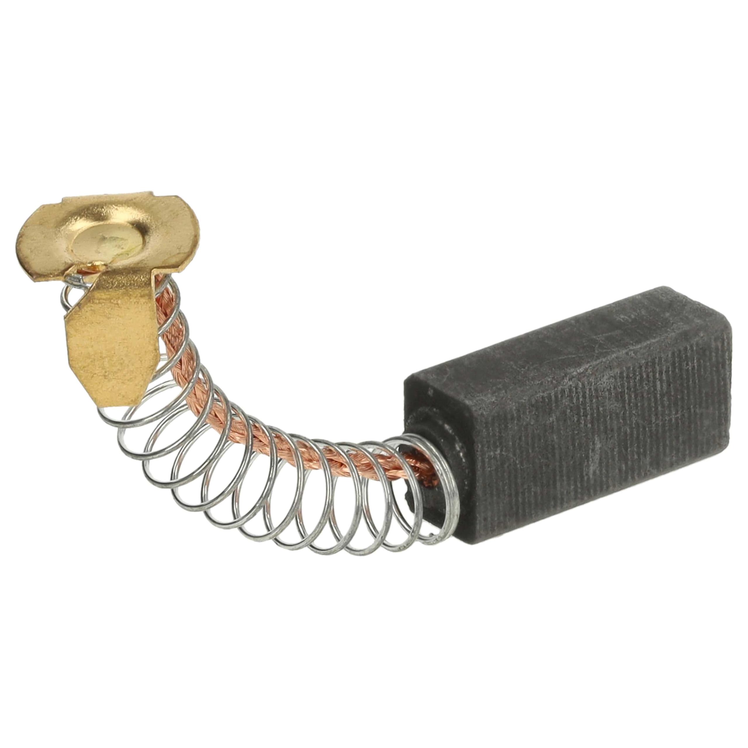 vhbw Spazzole carbone 6x8x18 mm utensile elettrico 2x grafite