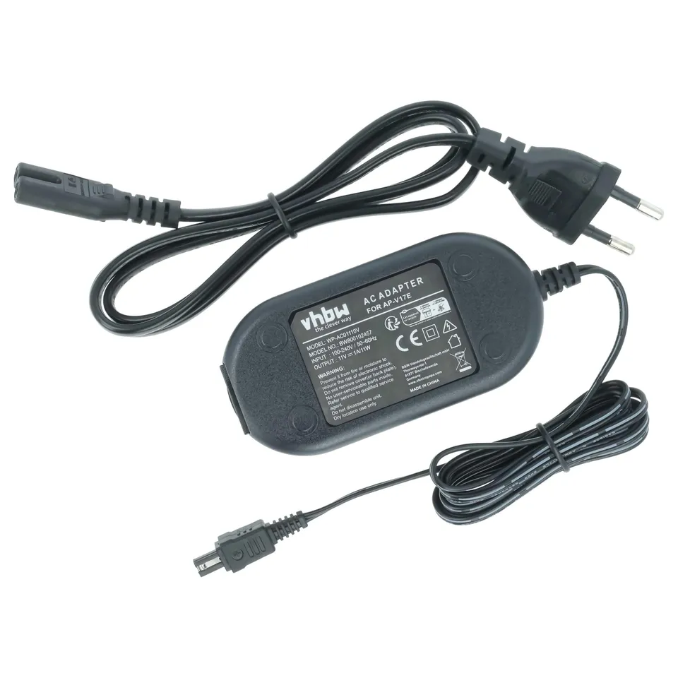 vhbw Alimentatore videocamera AP-V17 11V per JVC GR-D