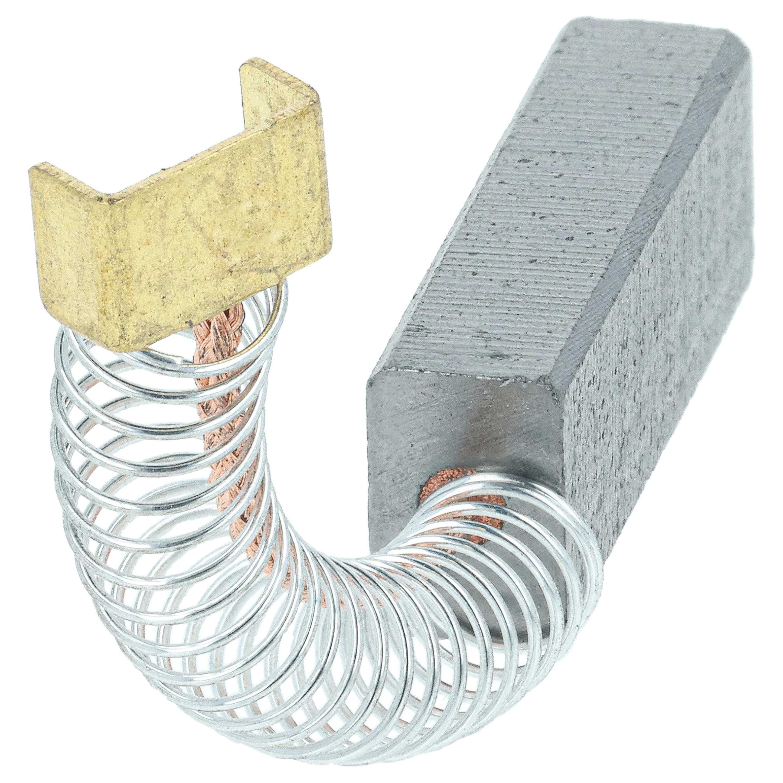 vhbw Spazzole carbone 6x9x23mm per Kirby Sentria II 2 pezzi grafite