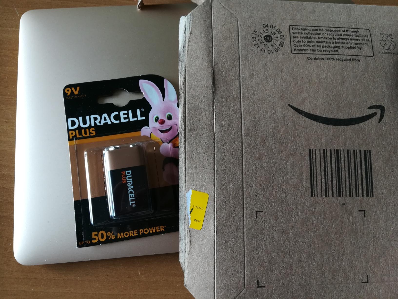 Duracell Plus Power Batteria Alcalina 9V 1 Pezzo