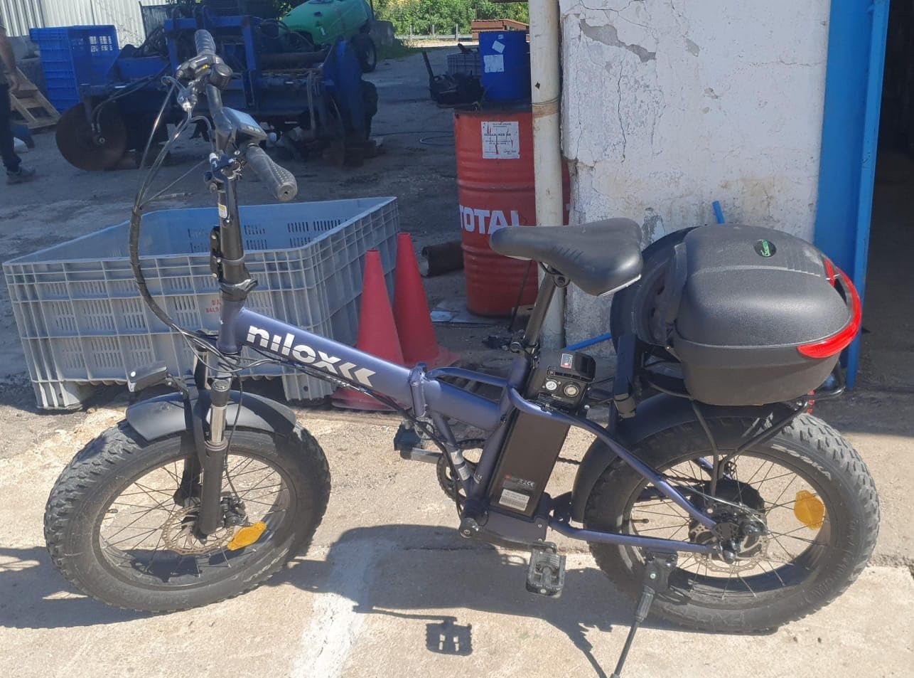Leicke Bauletto Bici Posteriore 16 Litri Nero senza Allarme