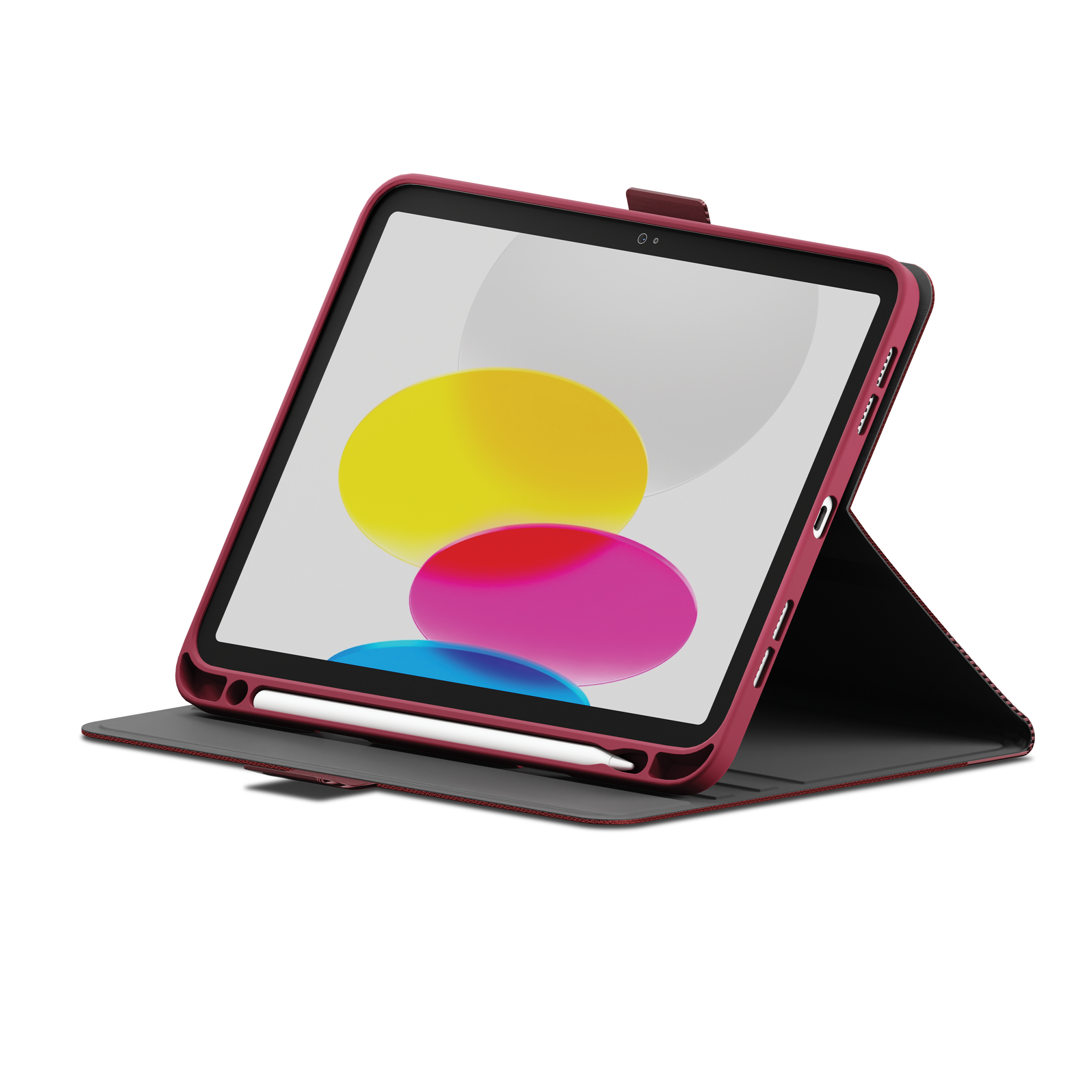 Cygnett TekView Folio cover iPad 11” 10.9” cherry rose