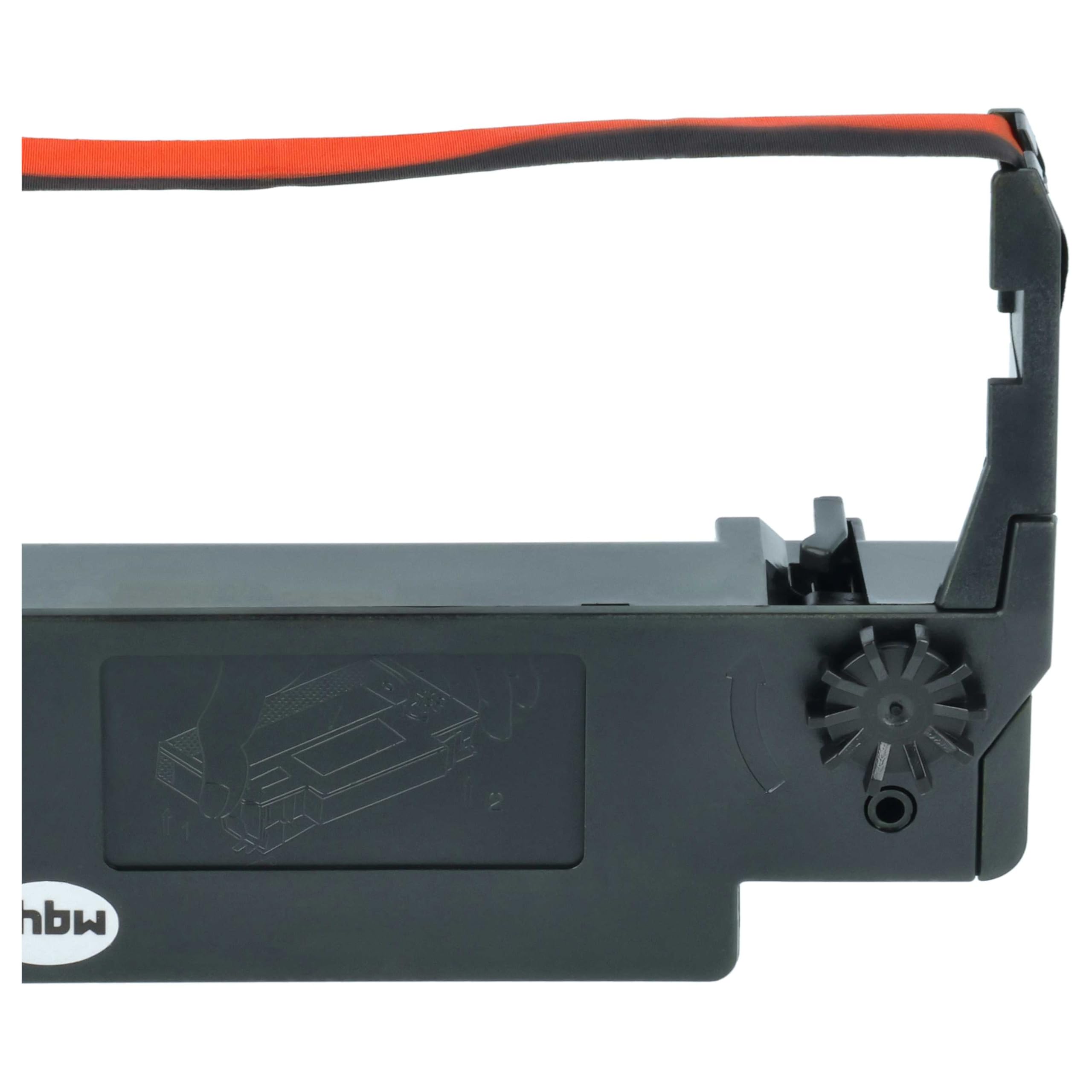 vhbw Nastri Inchiostrati per Bixolon SRP 275 nero-rosso 10pz