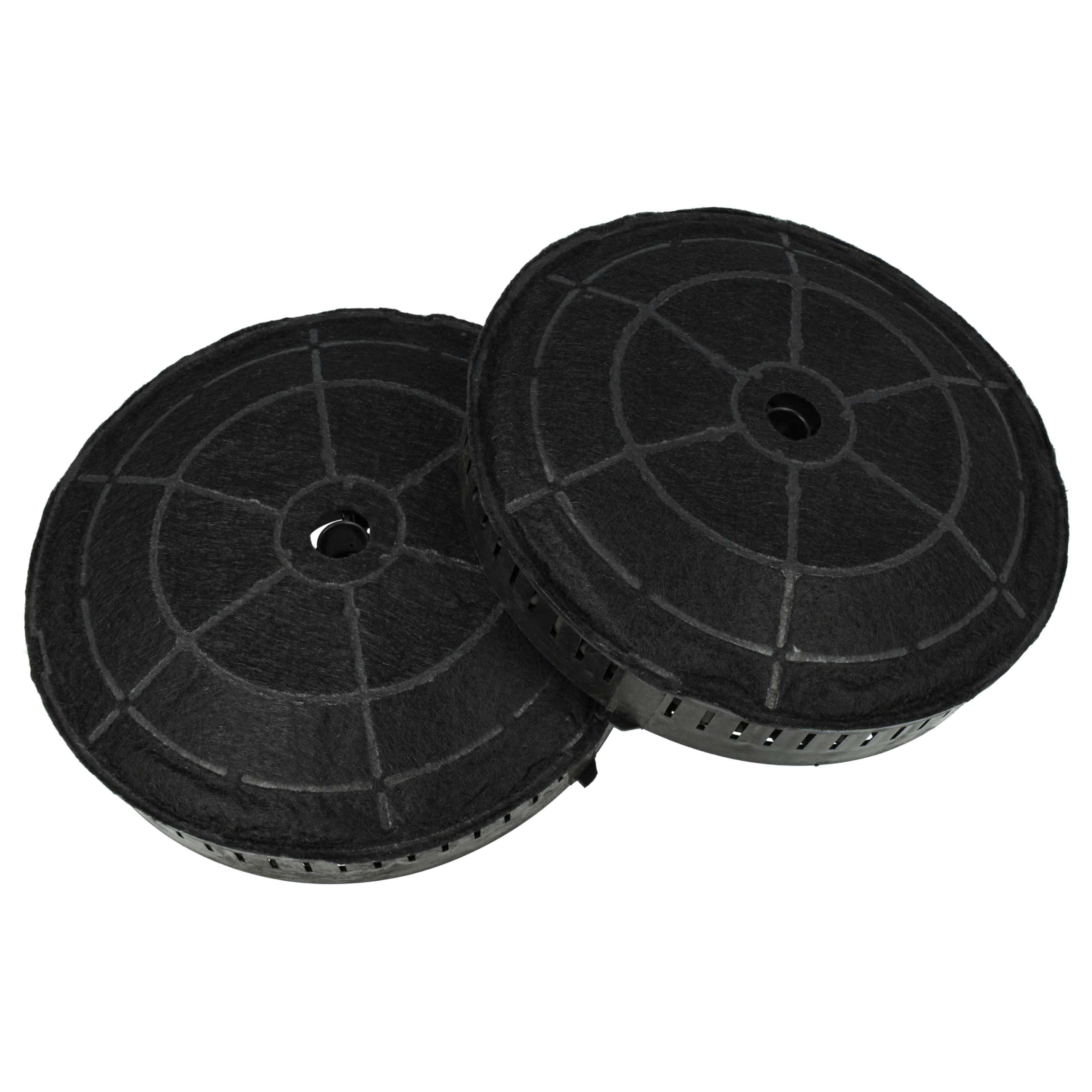 vhbw Filtri Cappa Elica BOXIN LX 2 Pezzi Carboni Attivi 17,2cm