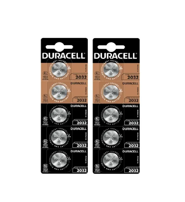 Duracell CR2032 Pile a Bottone 3V Confezione da 10 Litio
