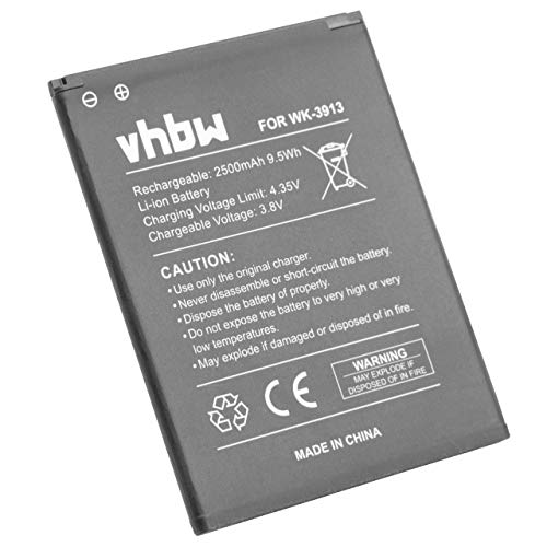 vhbw Robby Lenny 4 batteria smartphone 2500mAh 3,8V