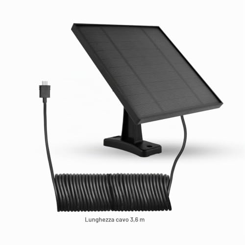 Leicke Pannello solare per EZVIZ BC1C BC1 C3A cavo 3,6m