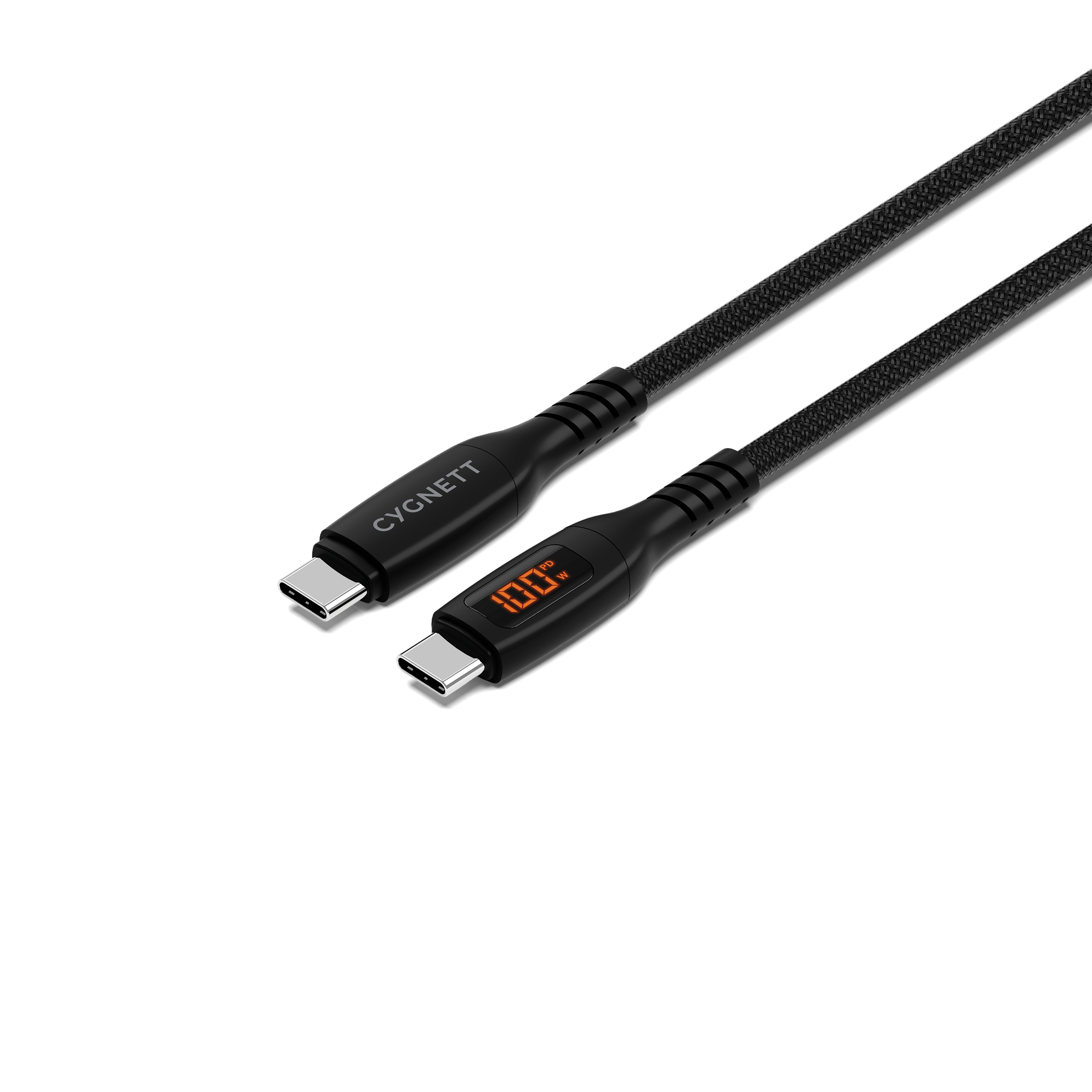 Cygnett Unite Cavo LED USB-C USB-C 100W 1m Nero