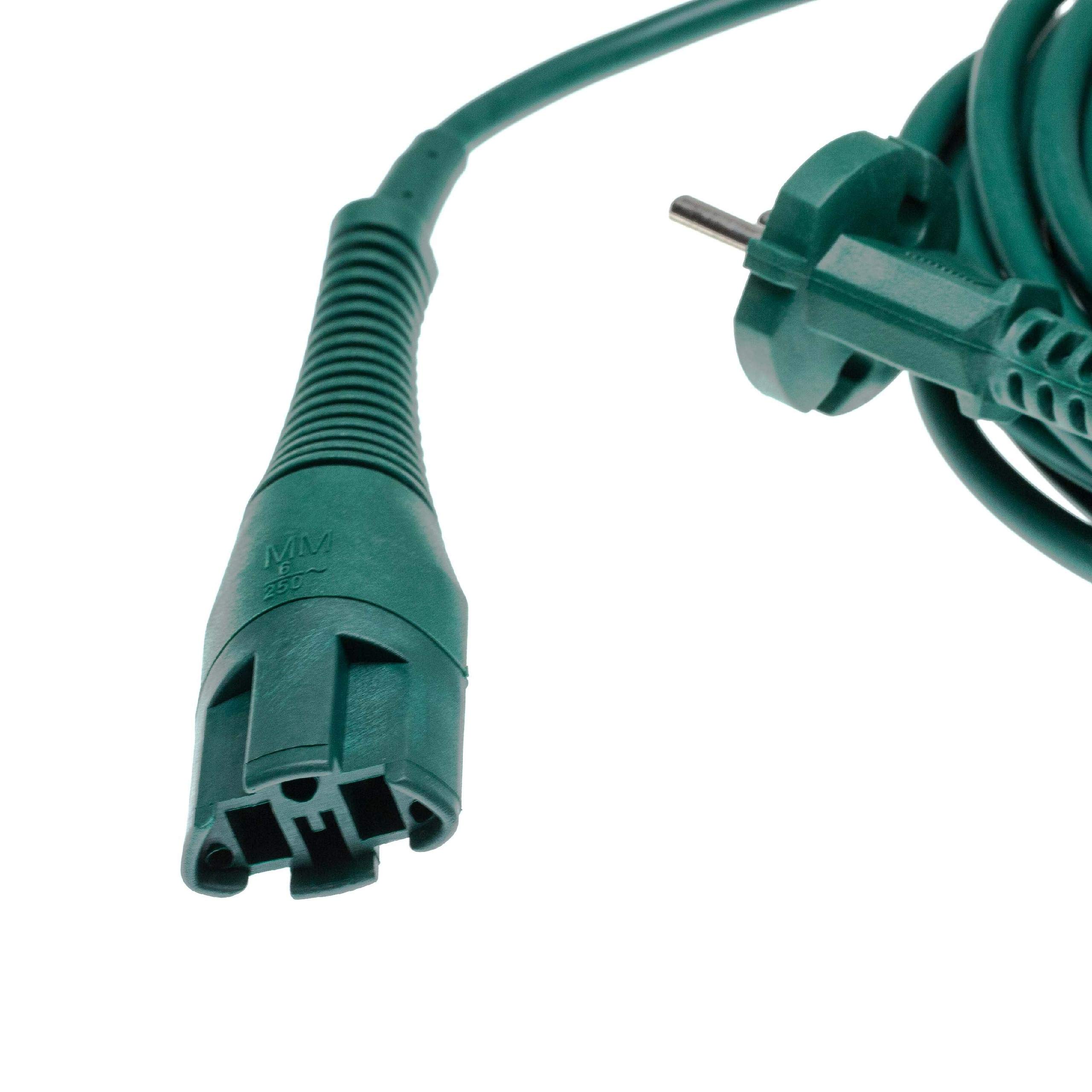 vhbw Cavo Aspirapolvere Vorwerk Folletto 130 7 m Verde