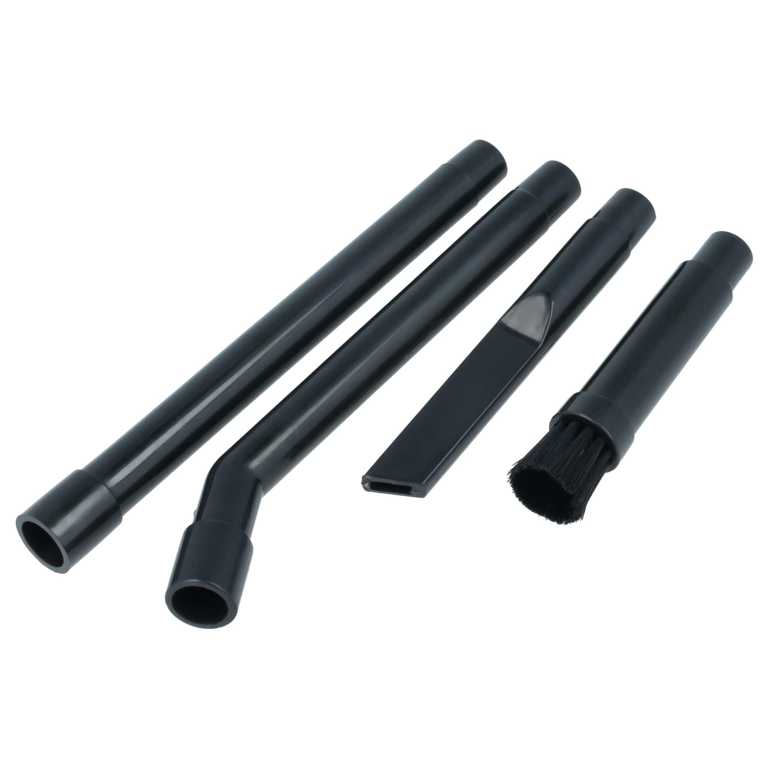 vhbw Set Universale 8 Pezzi Accessori Aspirapolvere 32mm Nero
