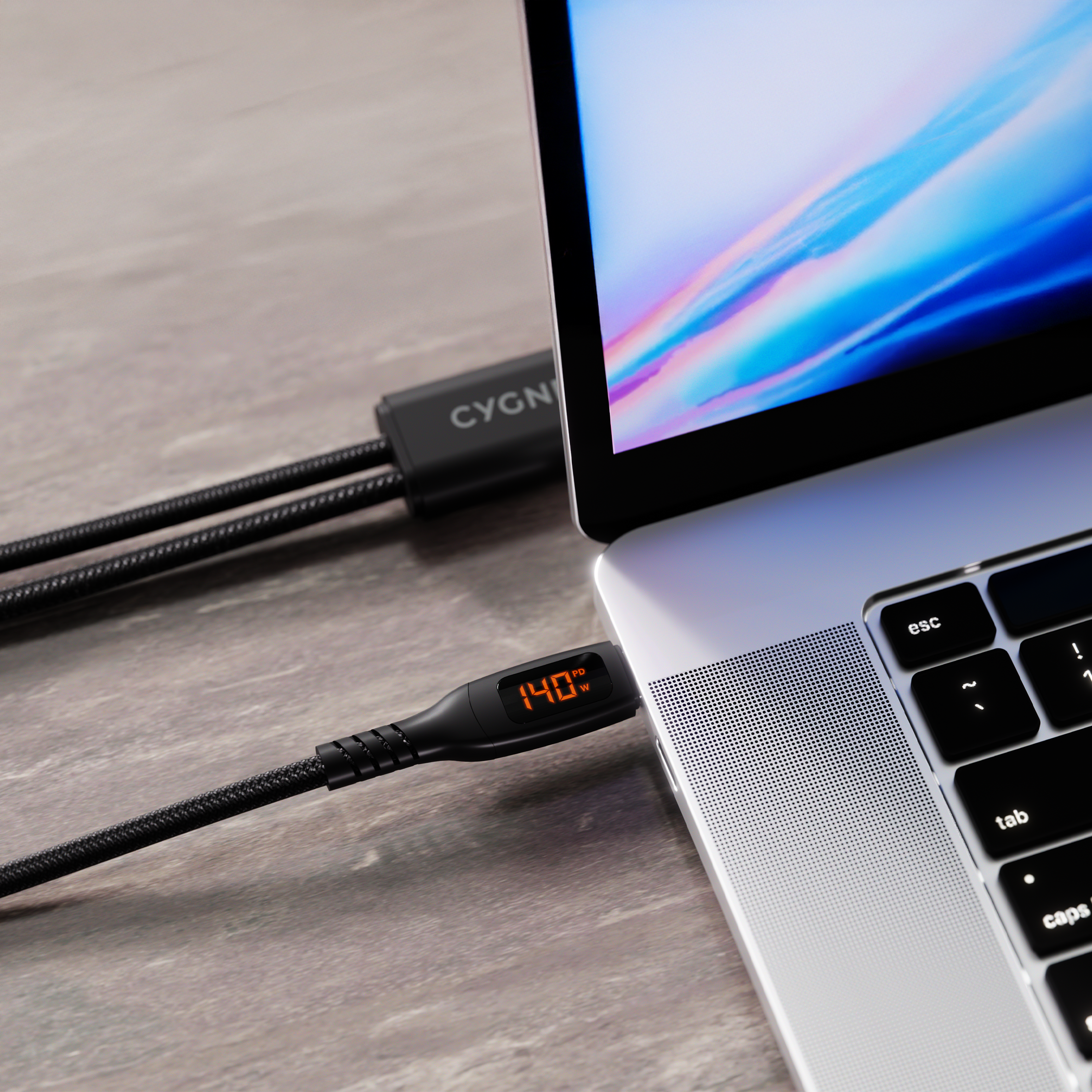 Cygnett Unite Cavo Split USB-C Doppia USB-C 140W 1,5m