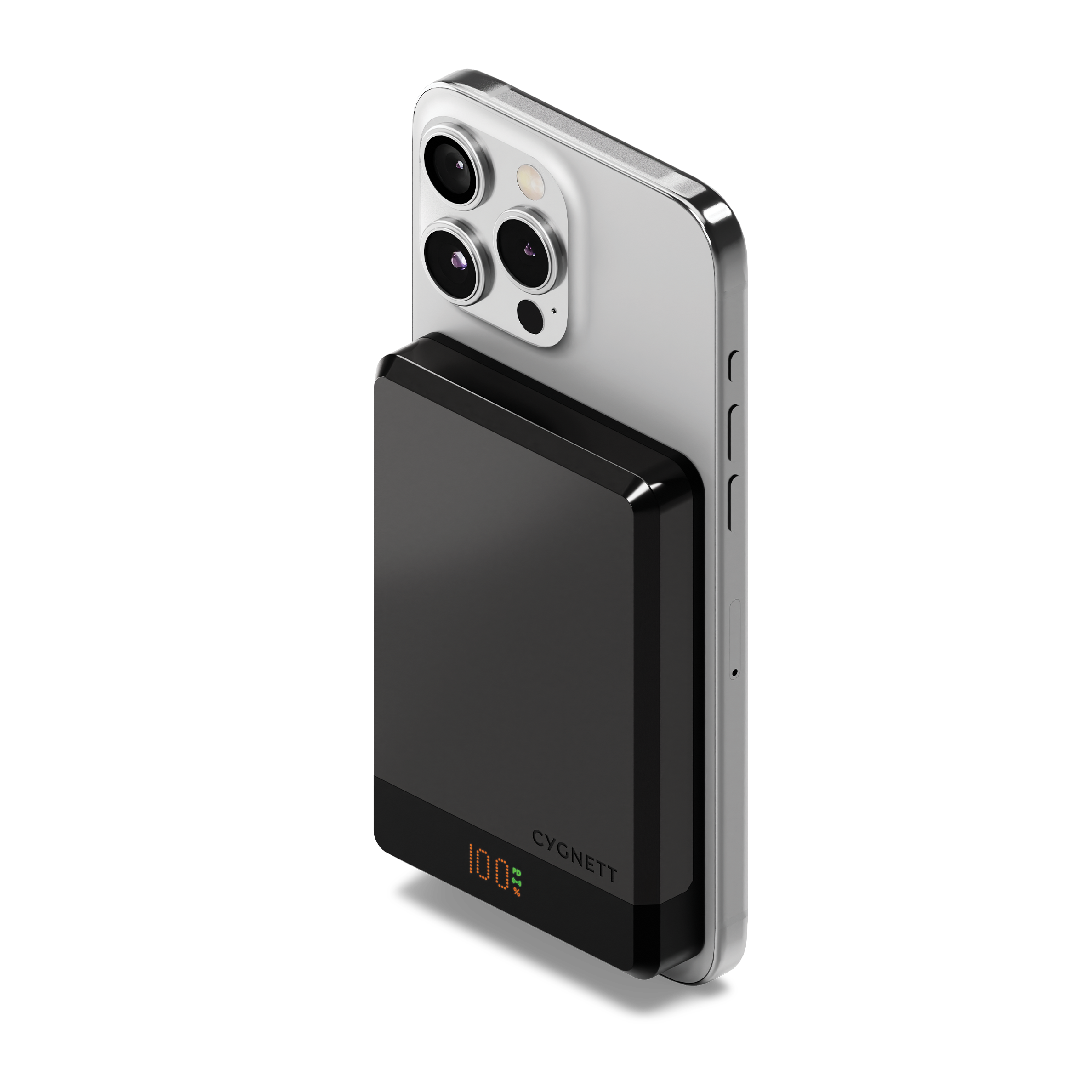 Cygnett MagSlim Power Bank Wireless Magnetico 10K Nero 10W