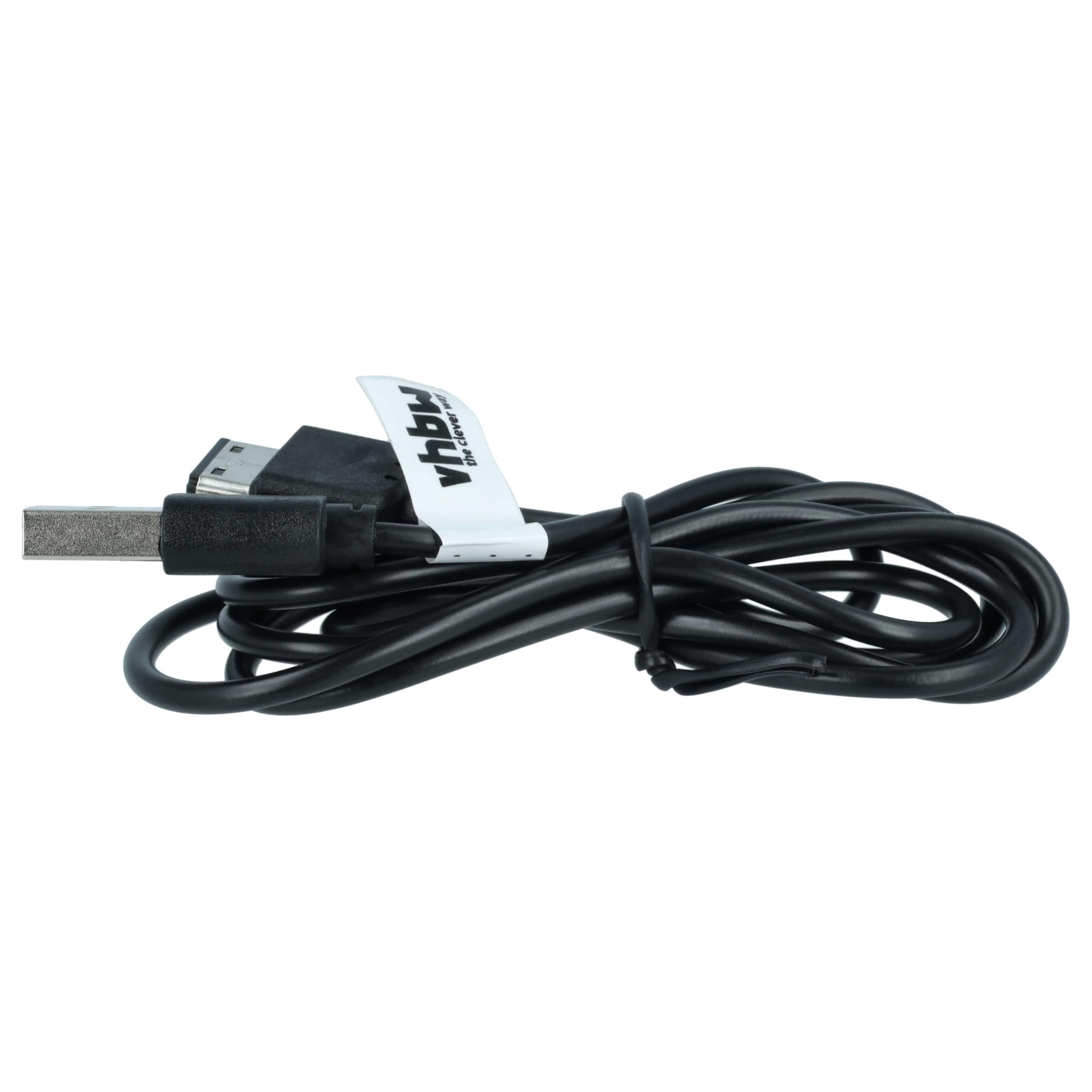 vhbw APCBS10 cavo dati USB Samsung SGH-E1150 nero 100cm