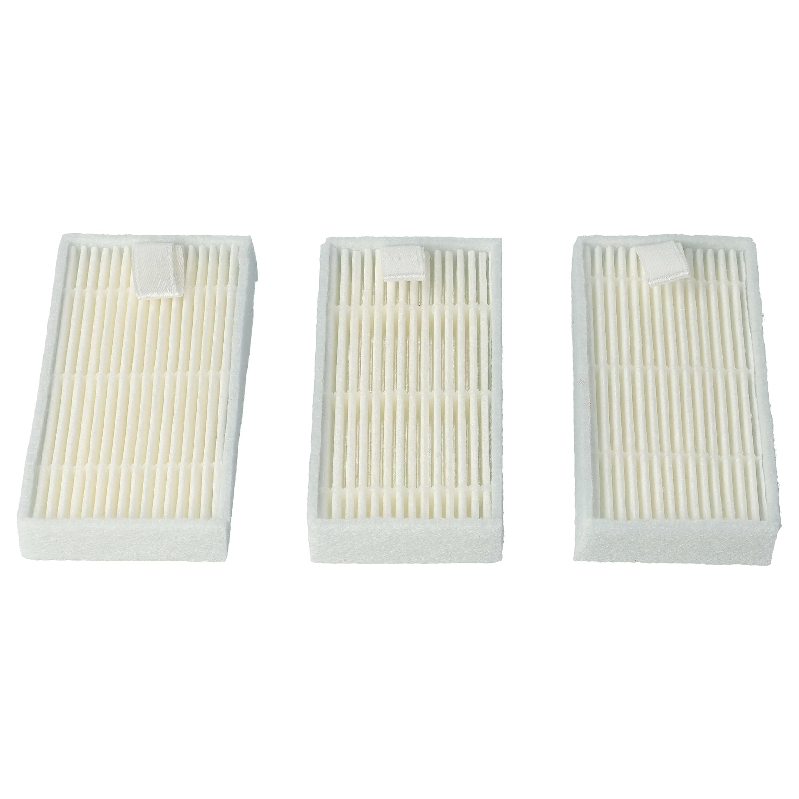 vhbw Filtro Pieghe Piatte E11 ePM1 70% per Aspirapolvere 3 Pezzi