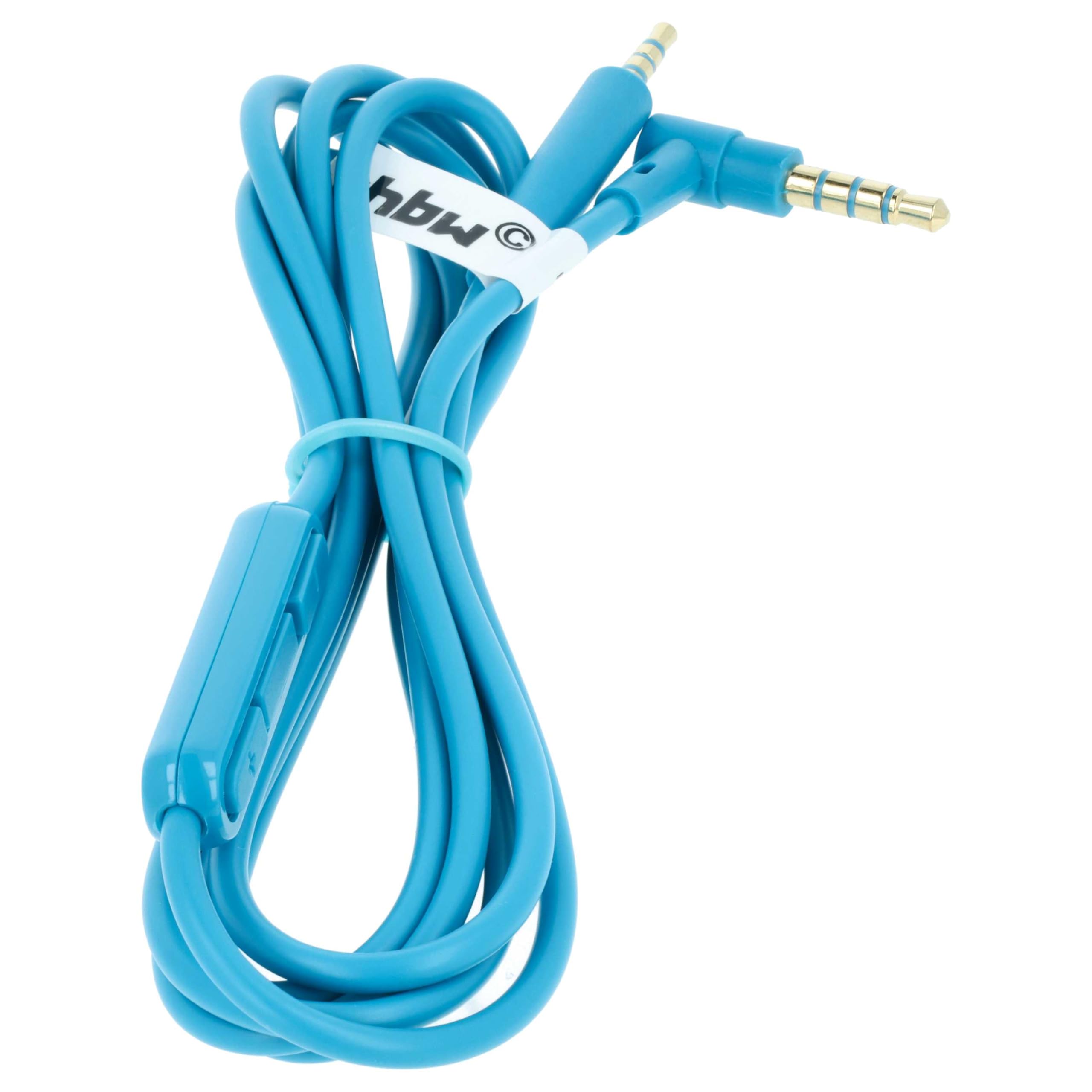 vhbw cavo audio AUX Bose QC35 150cm blu microfono