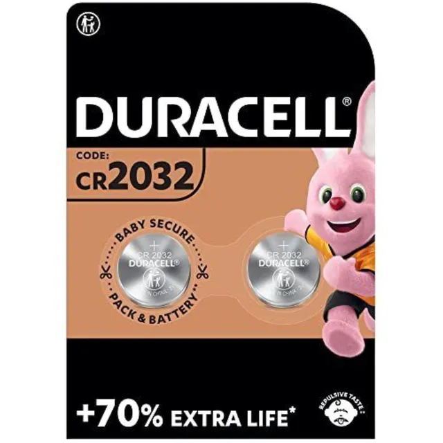 Duracell CR2032 pila a bottone al litio 2 pile