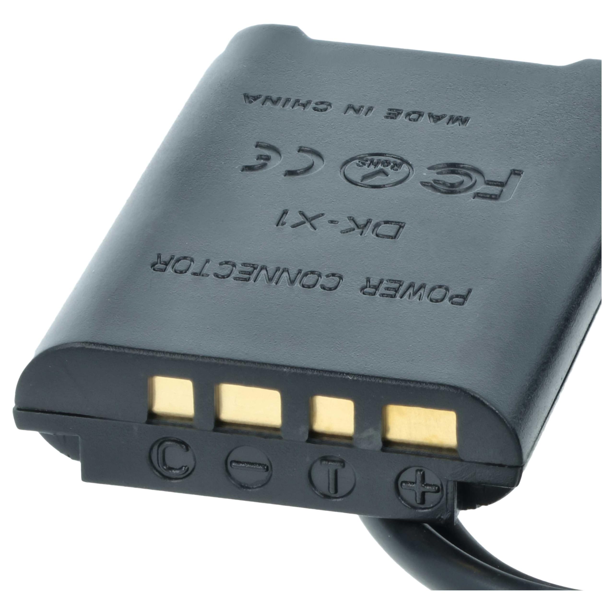 vhbw Accoppiatore CC per Sony NP-BX1 Nero 6 cm