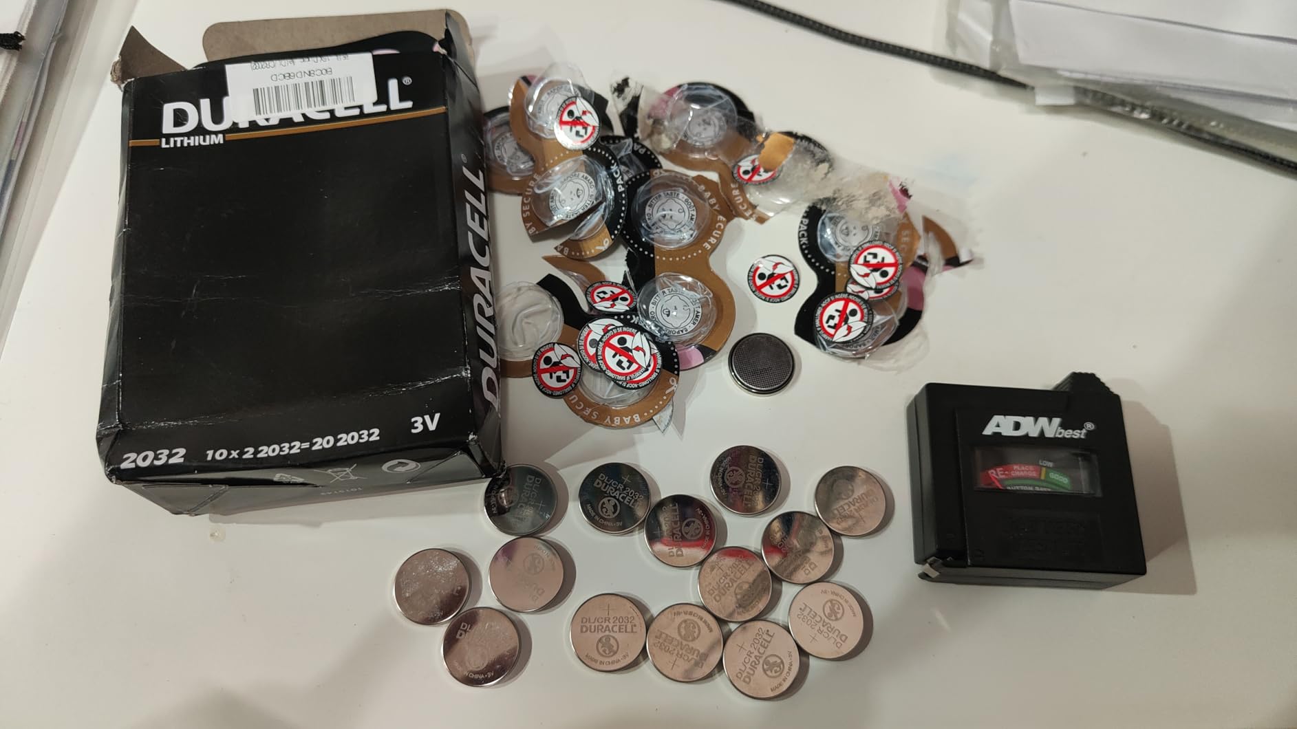 Duracell Batteria CR2032 pila bottone litio 15 pezzi