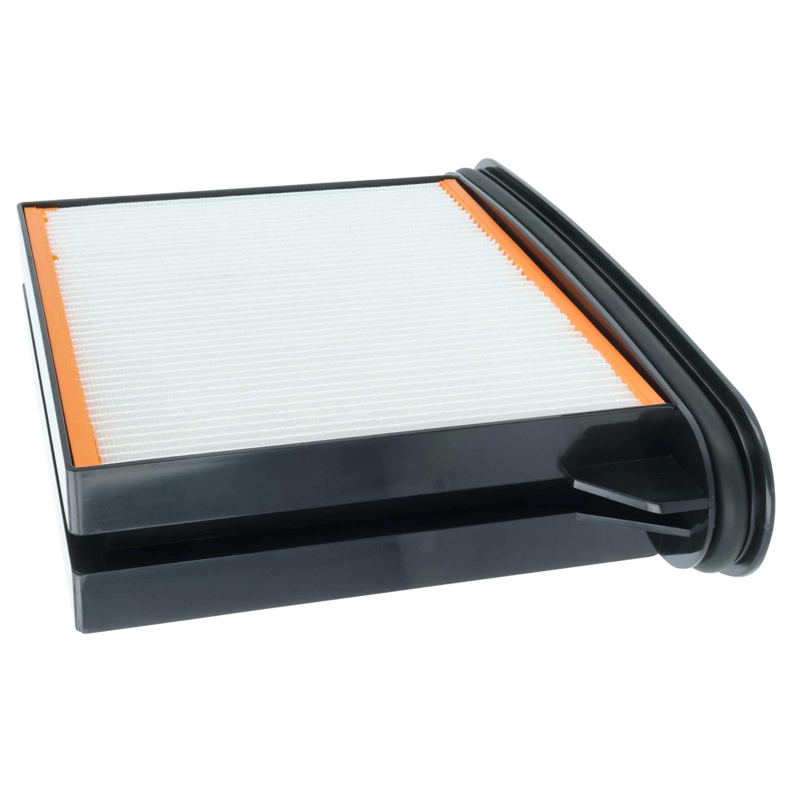 vhbw AC1630P filtro pieghe piatte F8 2pz lavabile