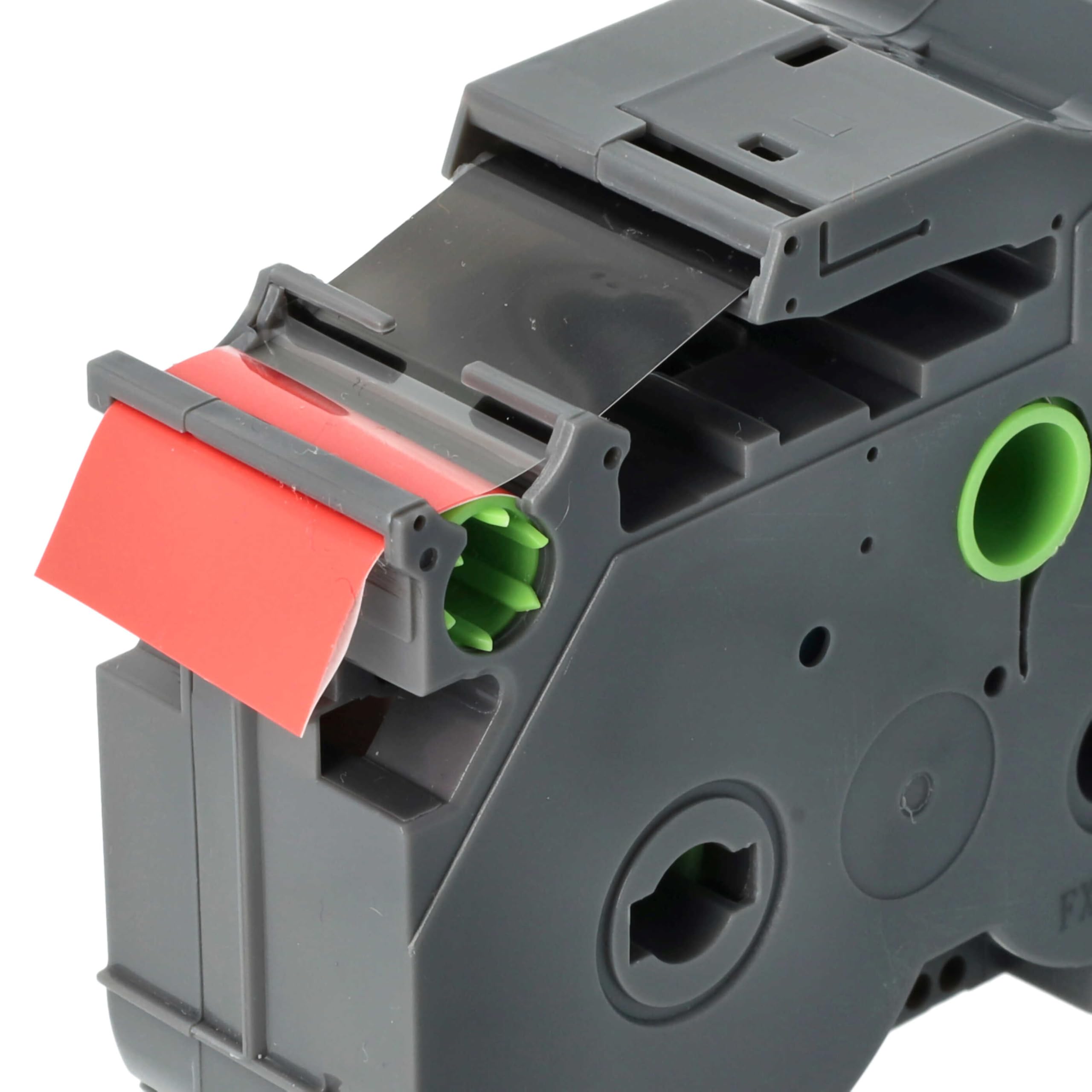 vhbw TZE-451 cassetta nastro 24mm nero su rosso 8m