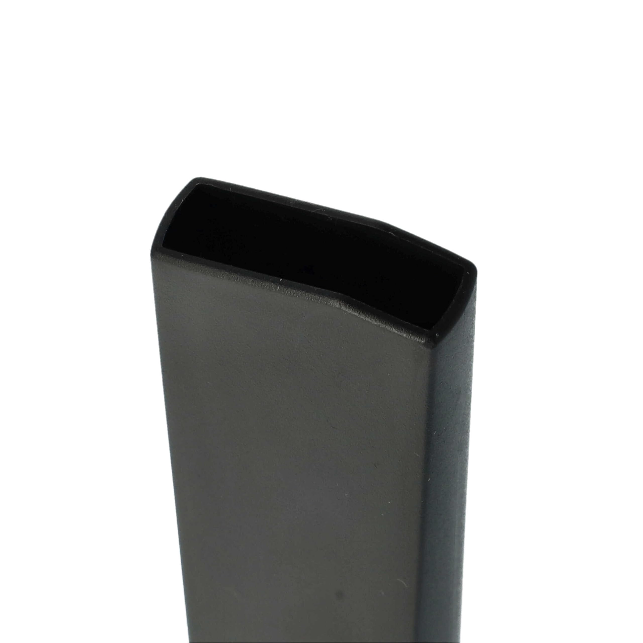 vhbw Bocchetta Universale 21,5 cm per Aspirapolvere Nera per Fessure