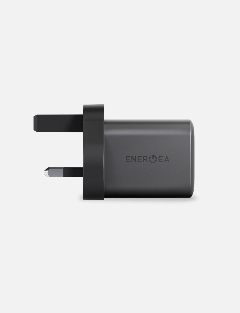 Energea AmpCharge Mini 45 UK caricatore GaN 45W gunmetal