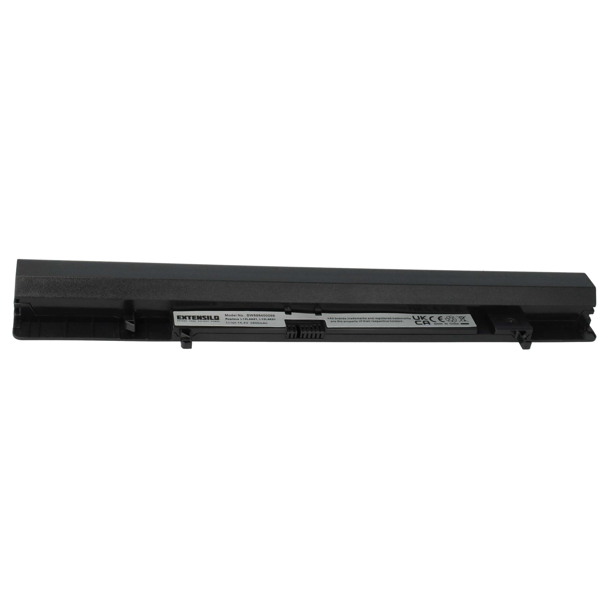 vhbw L12M4E51 batteria notebook Lenovo 2200mAh