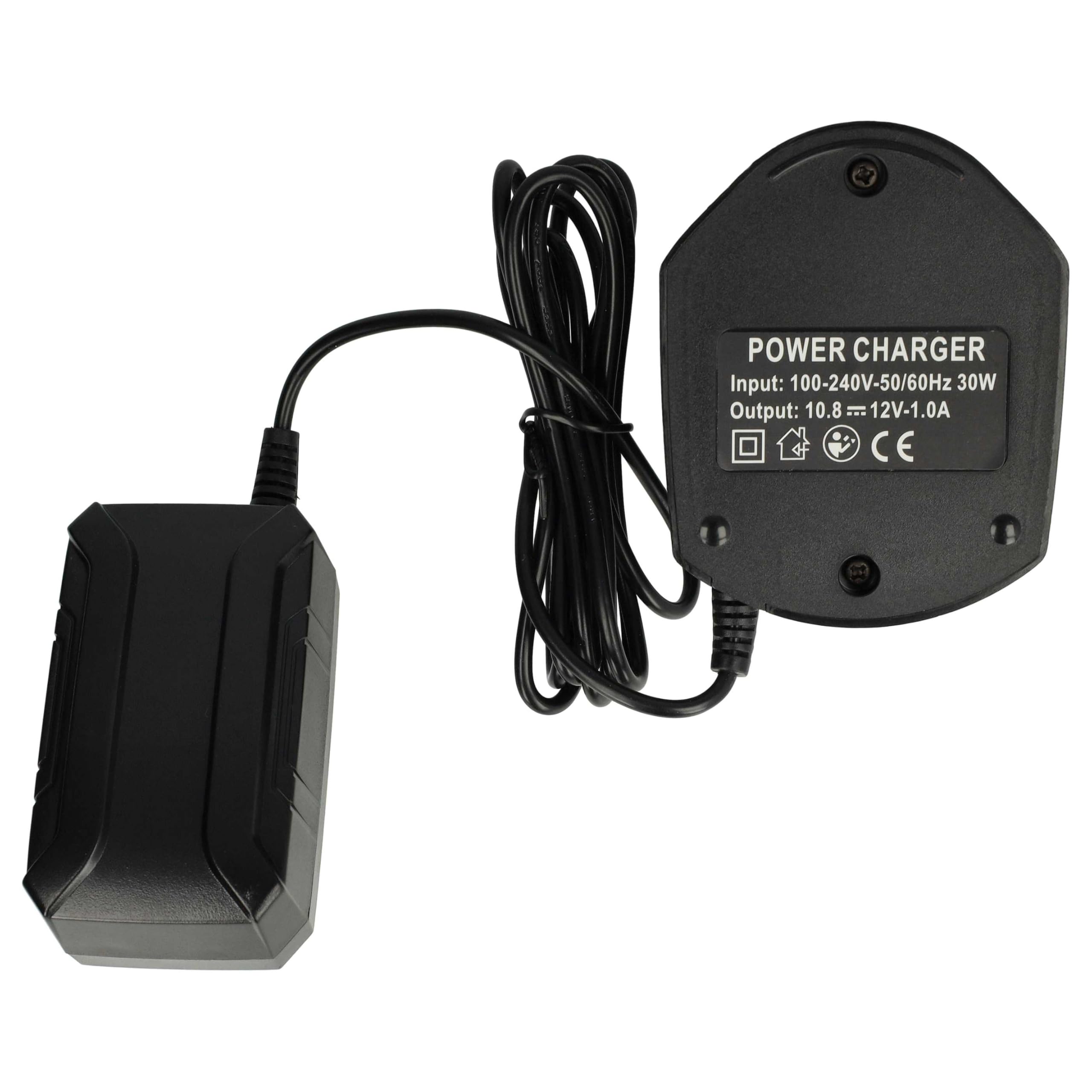 vhbw Caricabatterie 10,8V per Berner BACP BTI Tipo 1