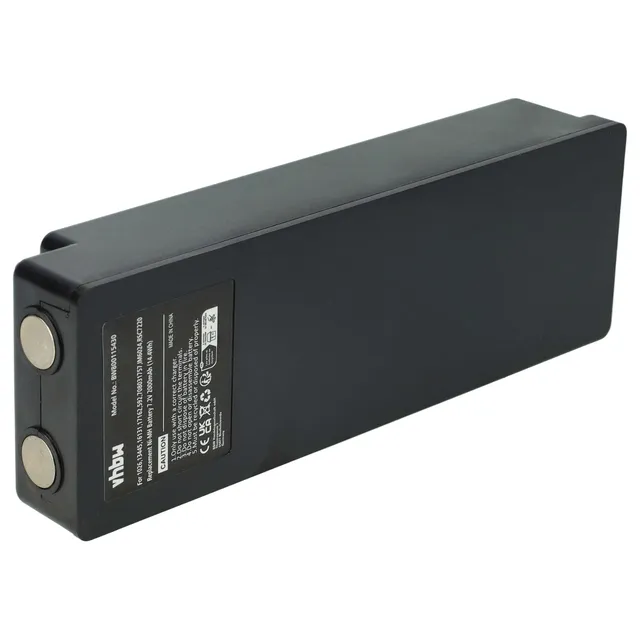 vhbw Batteria Radiocomando 7,2V 2000mAh per Palfinger EEA2512