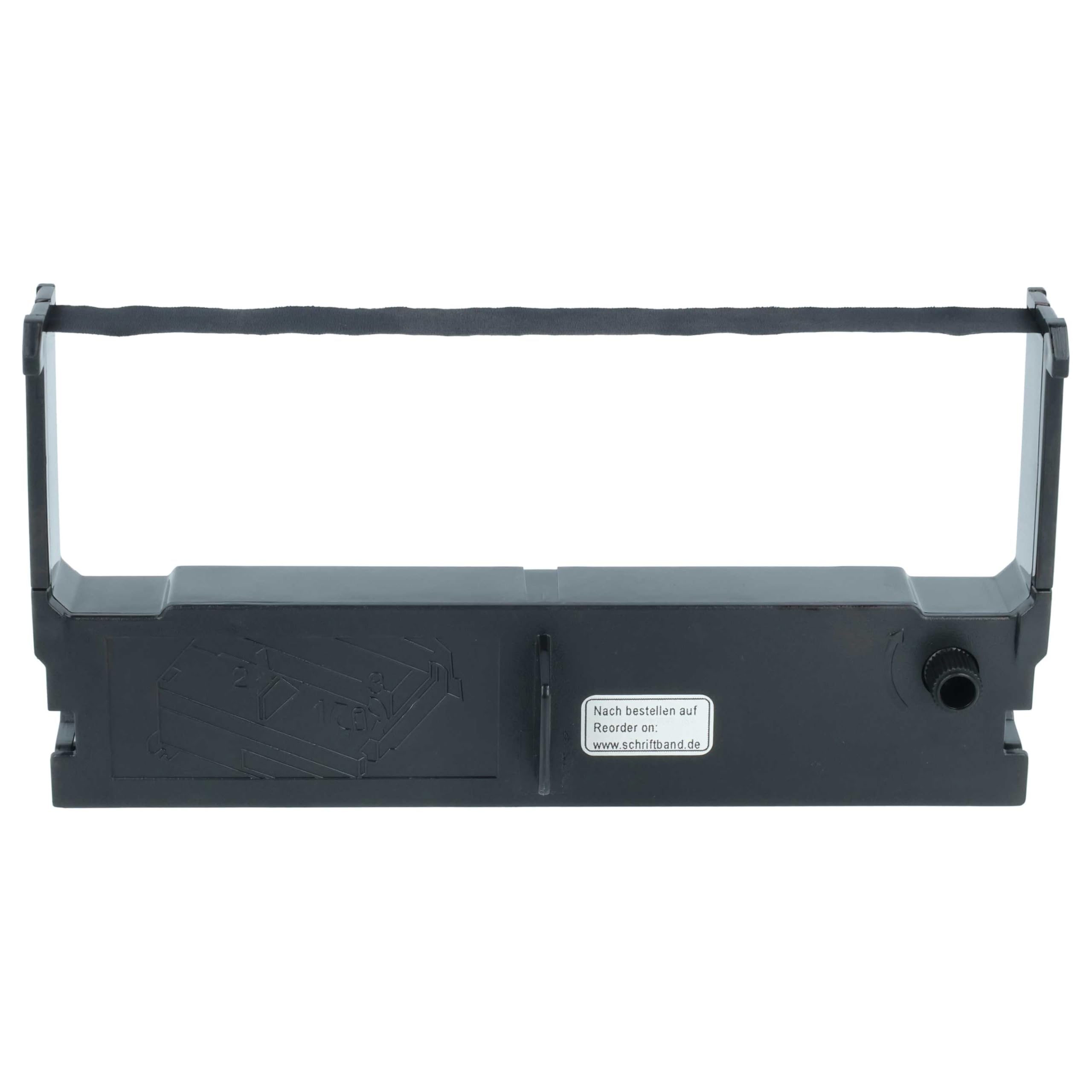 vhbw ET 7626 F nastro inchiostrato 10 pezzi nero nylon