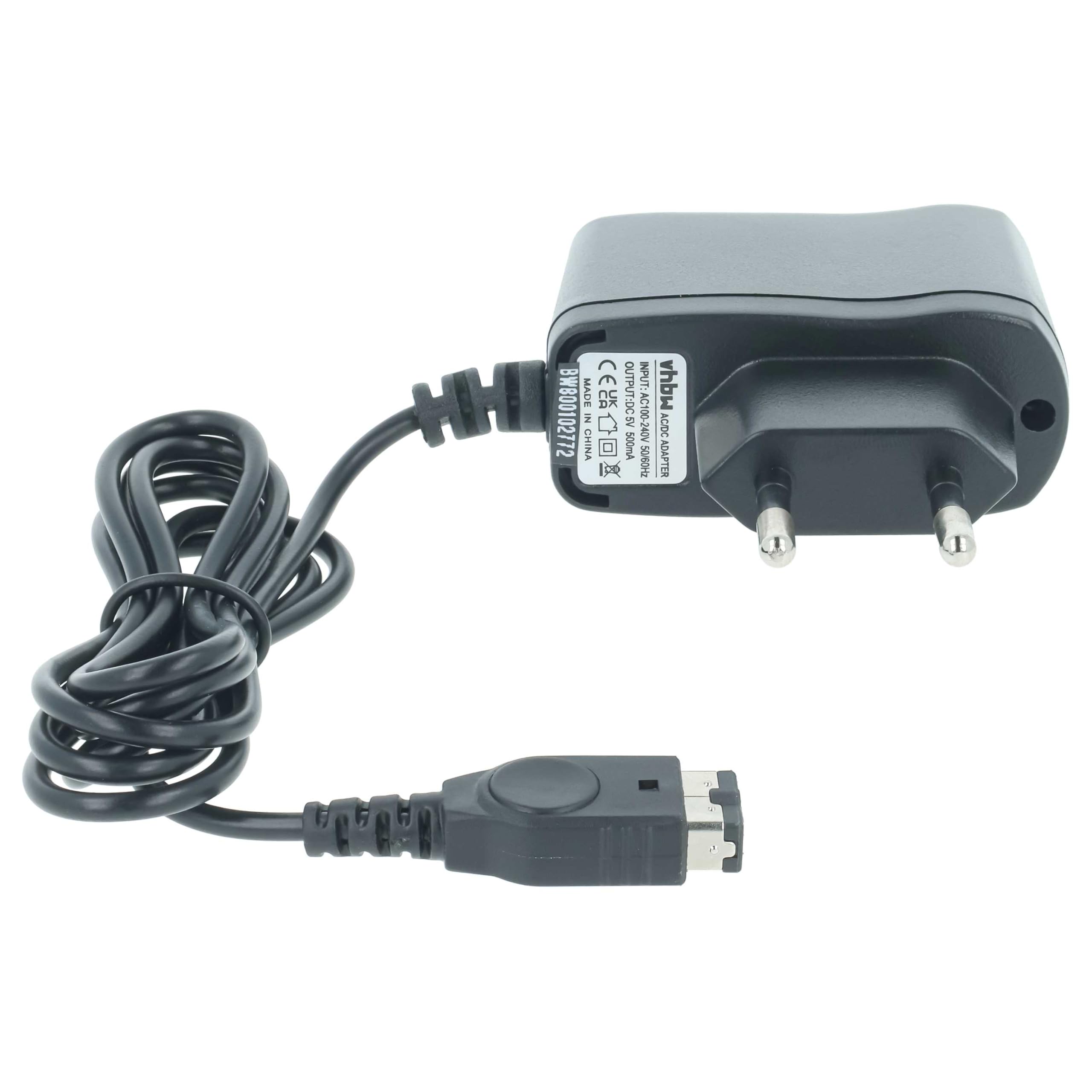 vhbw Gameboy Advance SP caricabatteria cavo ricarica 5V