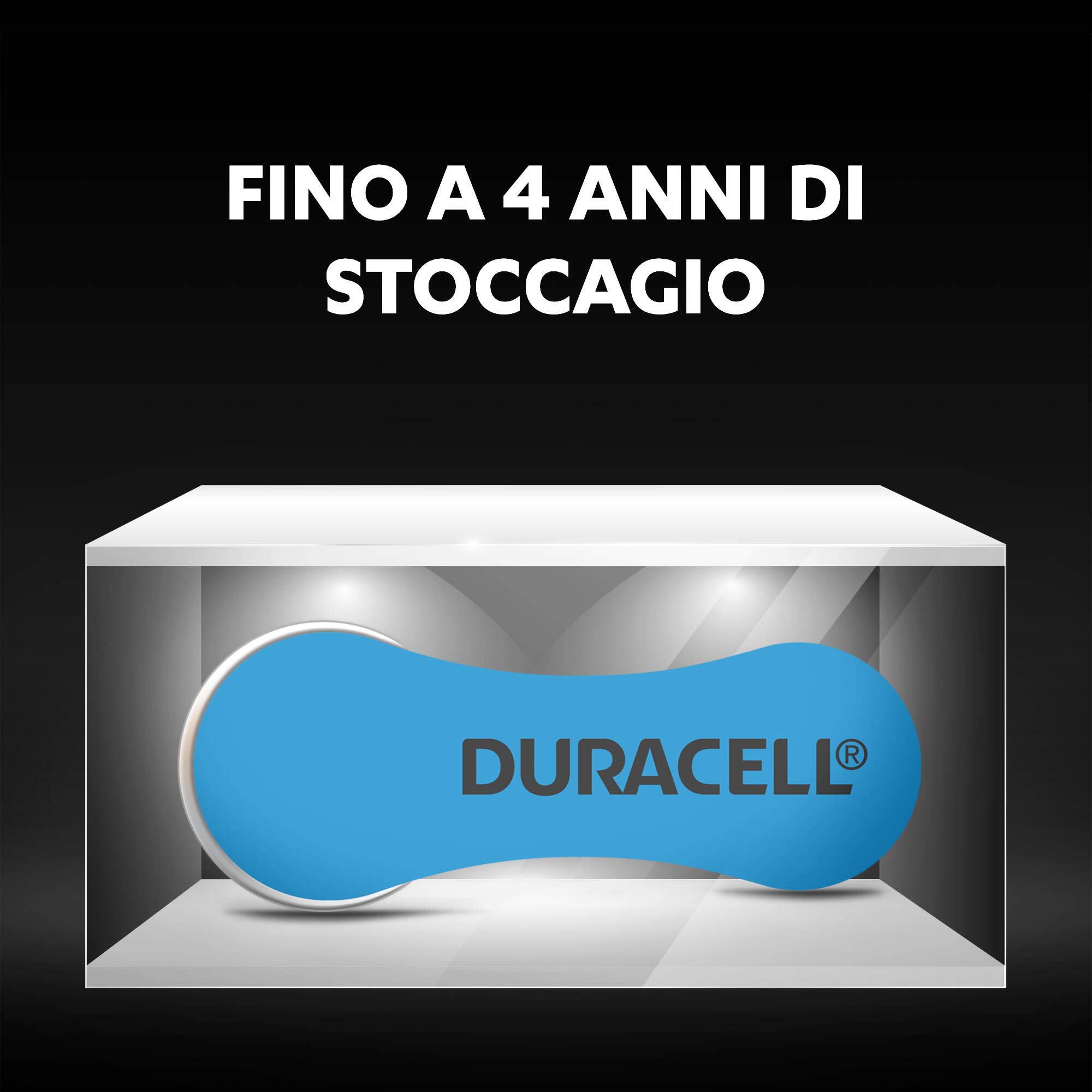 Duracell 675 batterie apparecchi acustici 60 pezzi zinco-aria