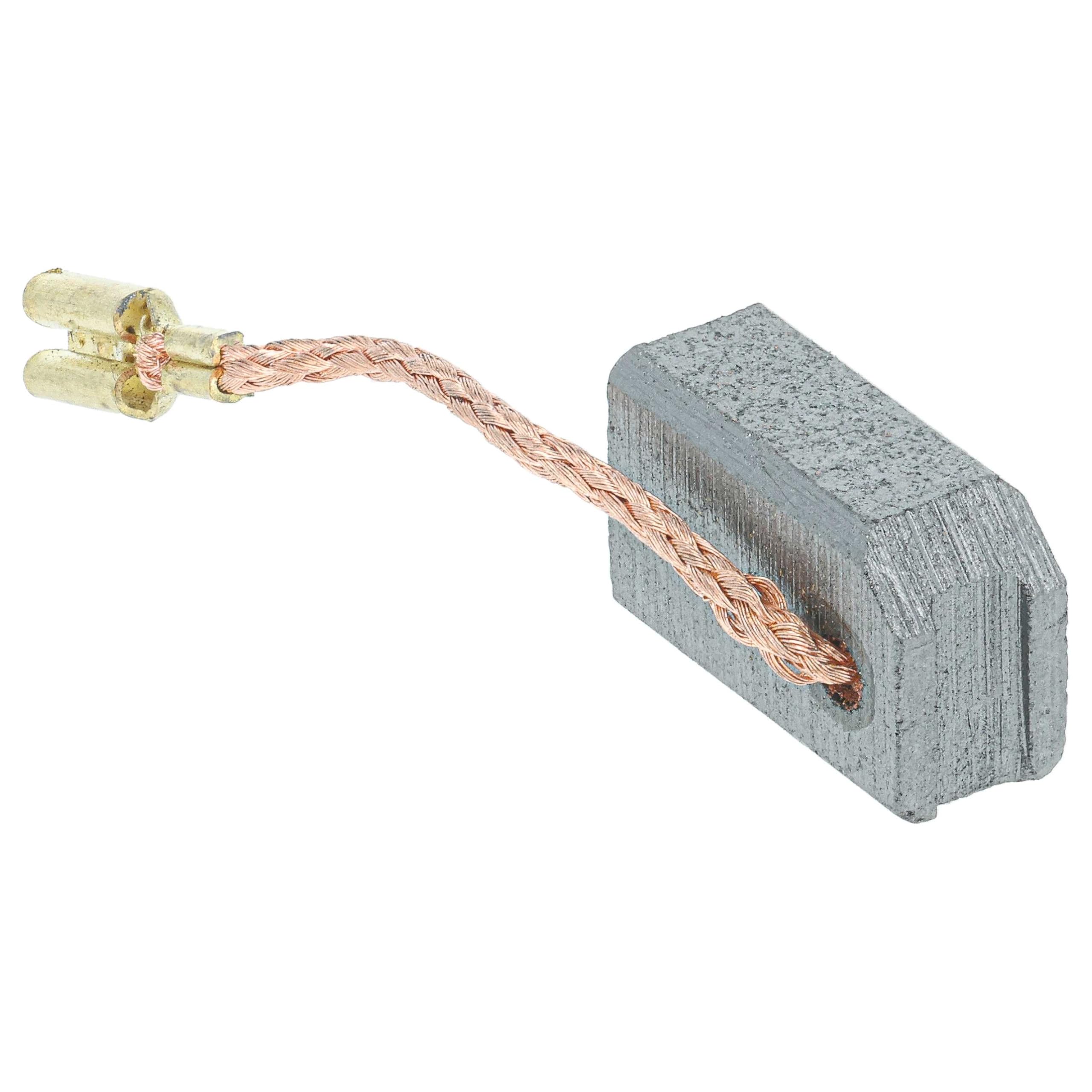 vhbw Spazzole carbone 6x9x15mm per Flex L3709 utensile 2 pezzi