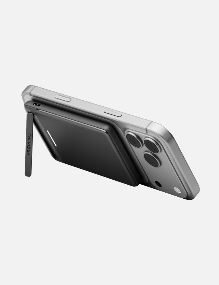 Energea AluPac Edge 5K power bank 5000mAh Gunmetal magnetico