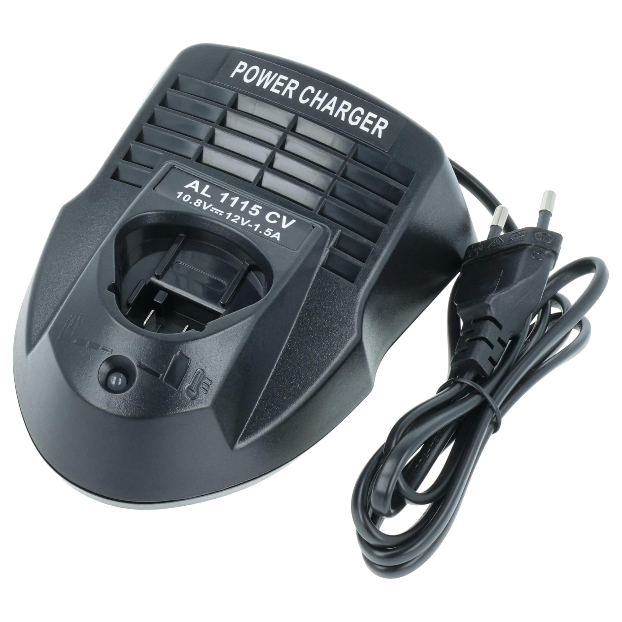 vhbw Caricabatterie Tipo 2 per Bosch 10.8V utensili Li-Ion