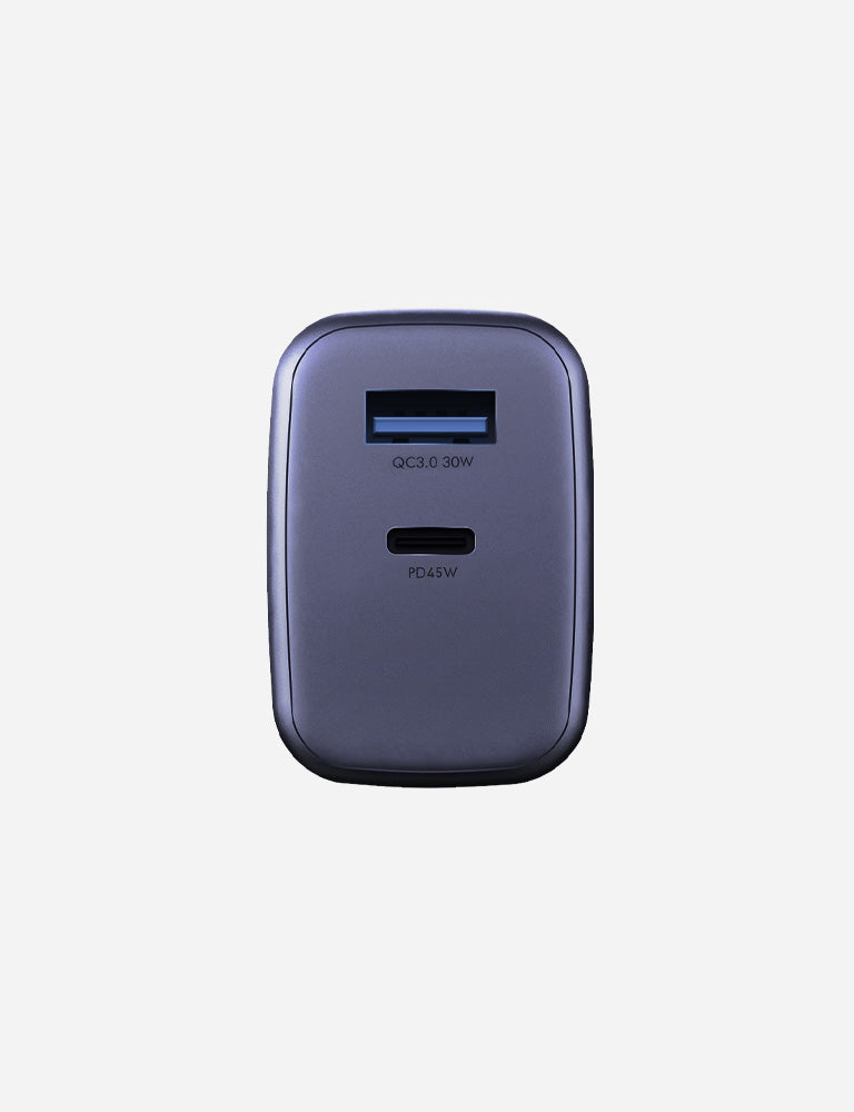 Energea AmpCharge 45 AVS caricatore da muro 45W blu indaco