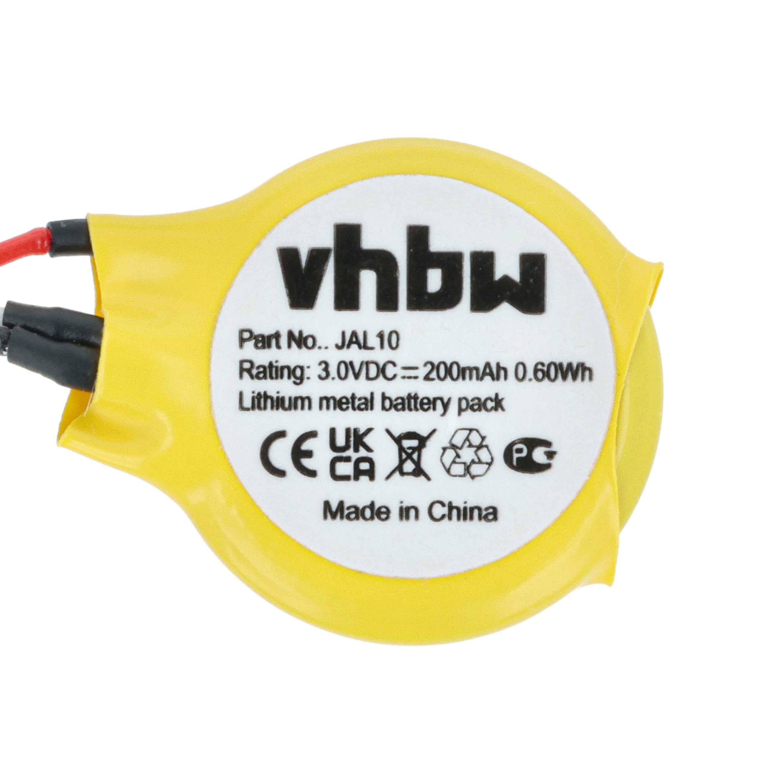 vhbw Batteria BIOS 200mAh per Dell Latitude E4200 Li-Ion