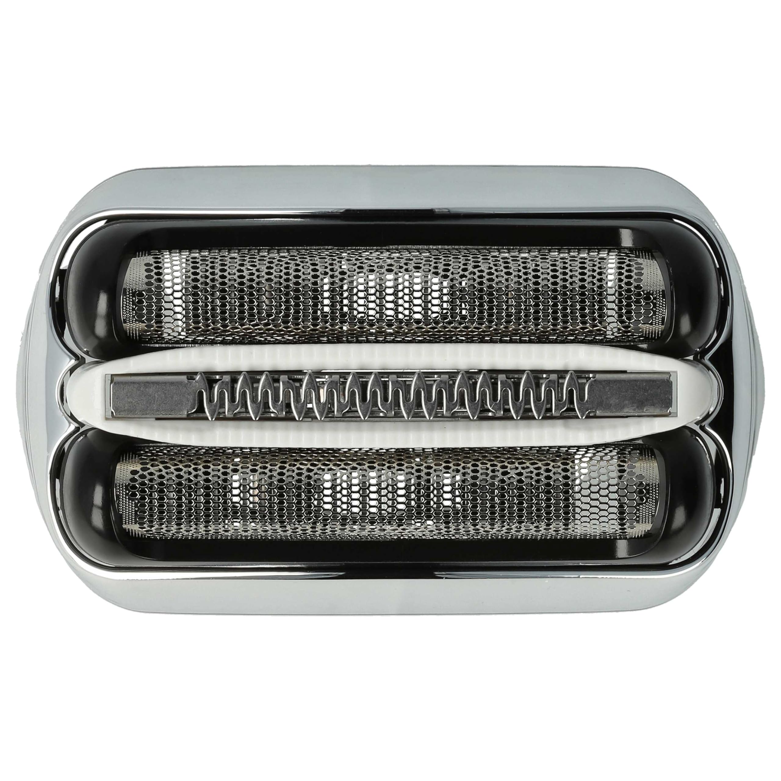 vhbw 32B testina rasoio Braun Serie 3 300-395cc argento
