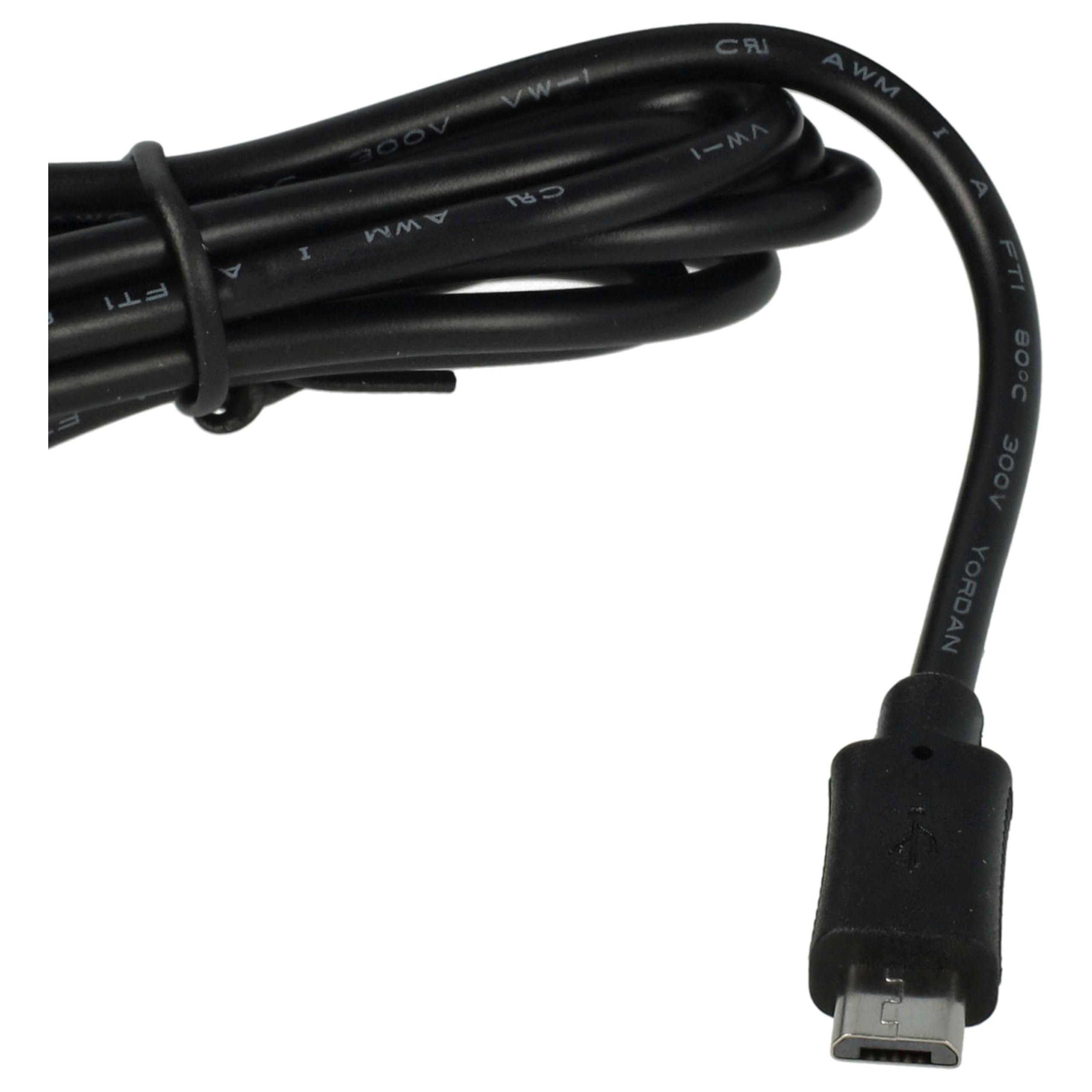 vhbw caricabatterie micro-USB 5V 1A per Motorola Razr2 nero