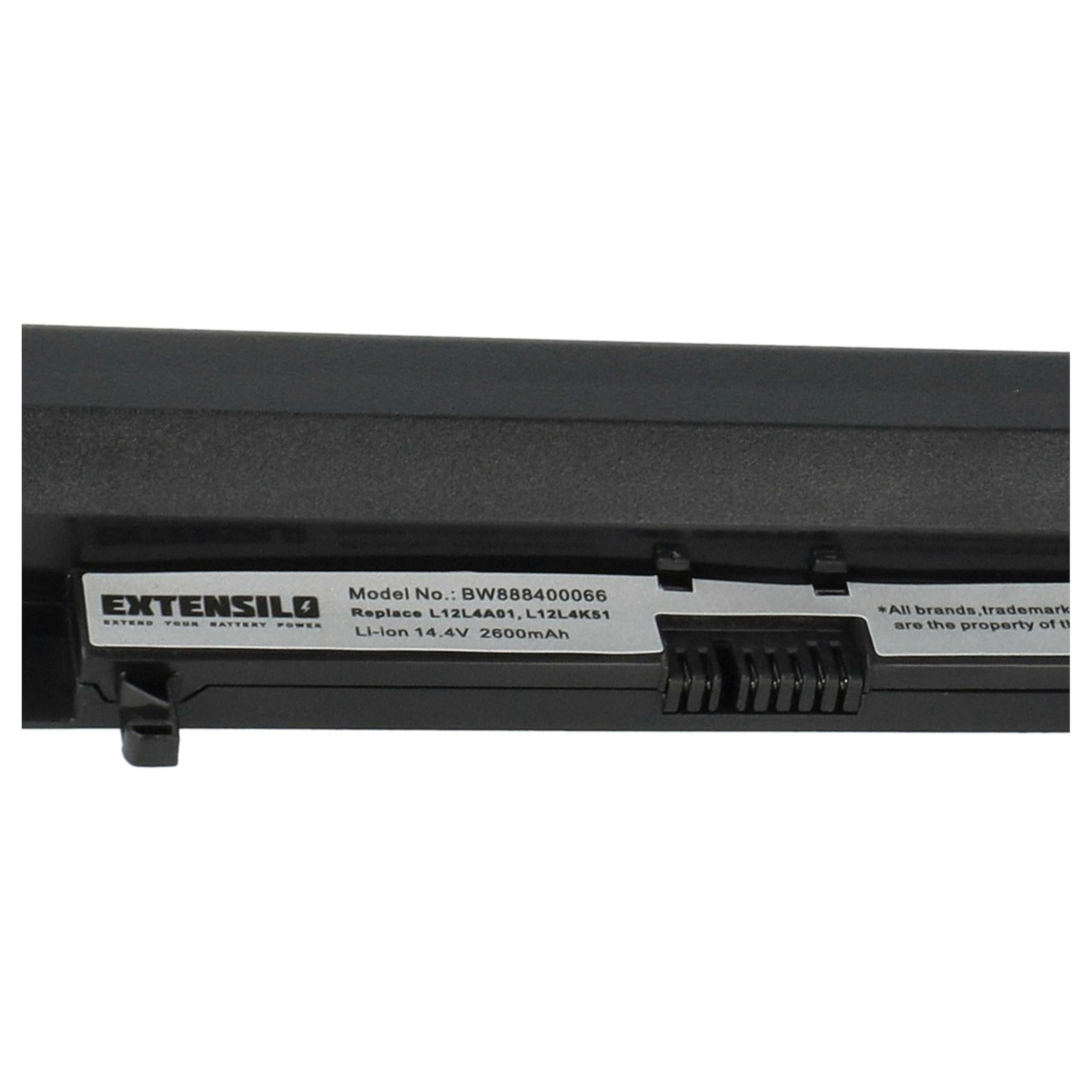 vhbw L12M4E51 batteria notebook Lenovo 2200mAh