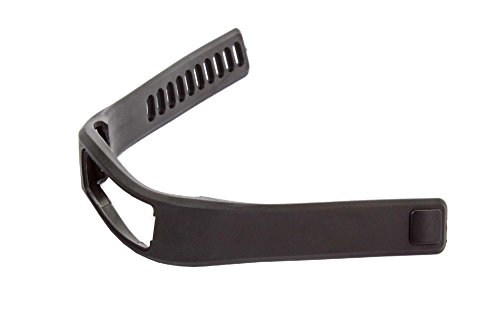 vhbw Cinturino TPE L per Garmin Vivofit Nero 23 cm