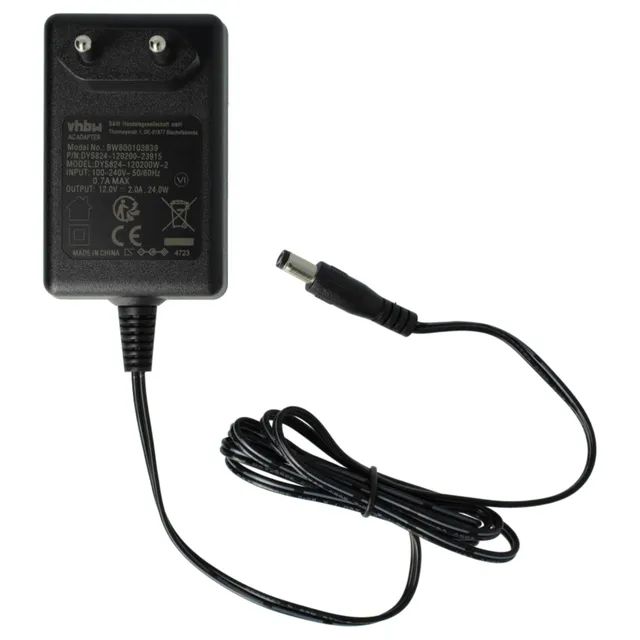 vhbw alimentatore Yamaha PSR-320 tastiera 12V 2A