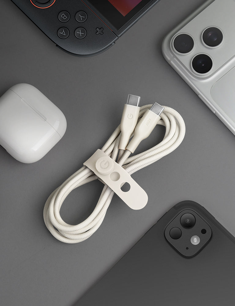 Energea Flow 60 cavo USB-C 60W nylon nero 1,5 m