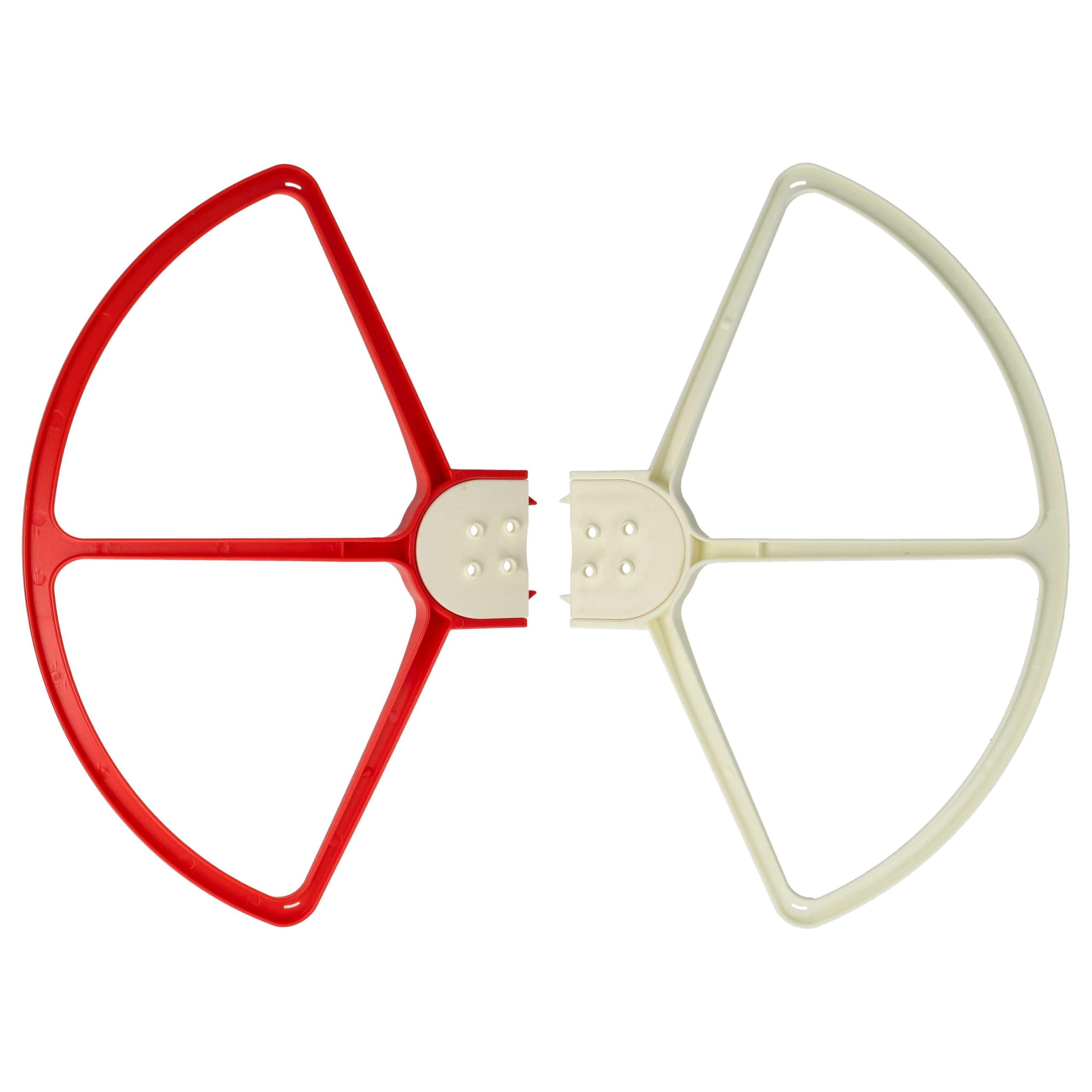 vhbw Protezione Eliche DJI Phantom 2/3 Drone 4 Pezzi Bianco