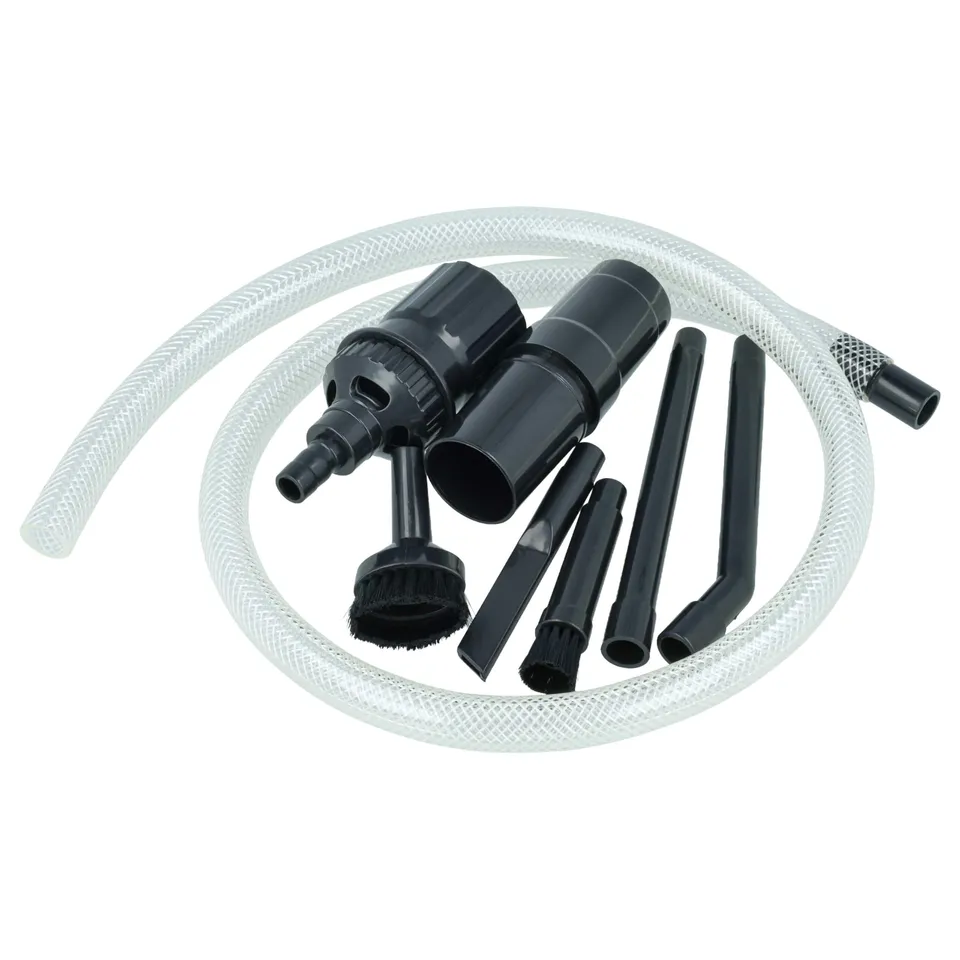 vhbw Set Universale 8 Pezzi Accessori Aspirapolvere 32mm Nero