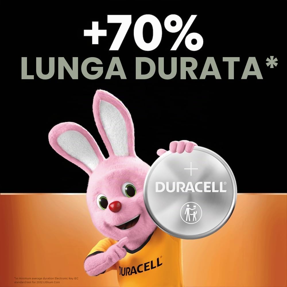 Duracell 2016 pile a bottone litio 10 pezzi lunga durata