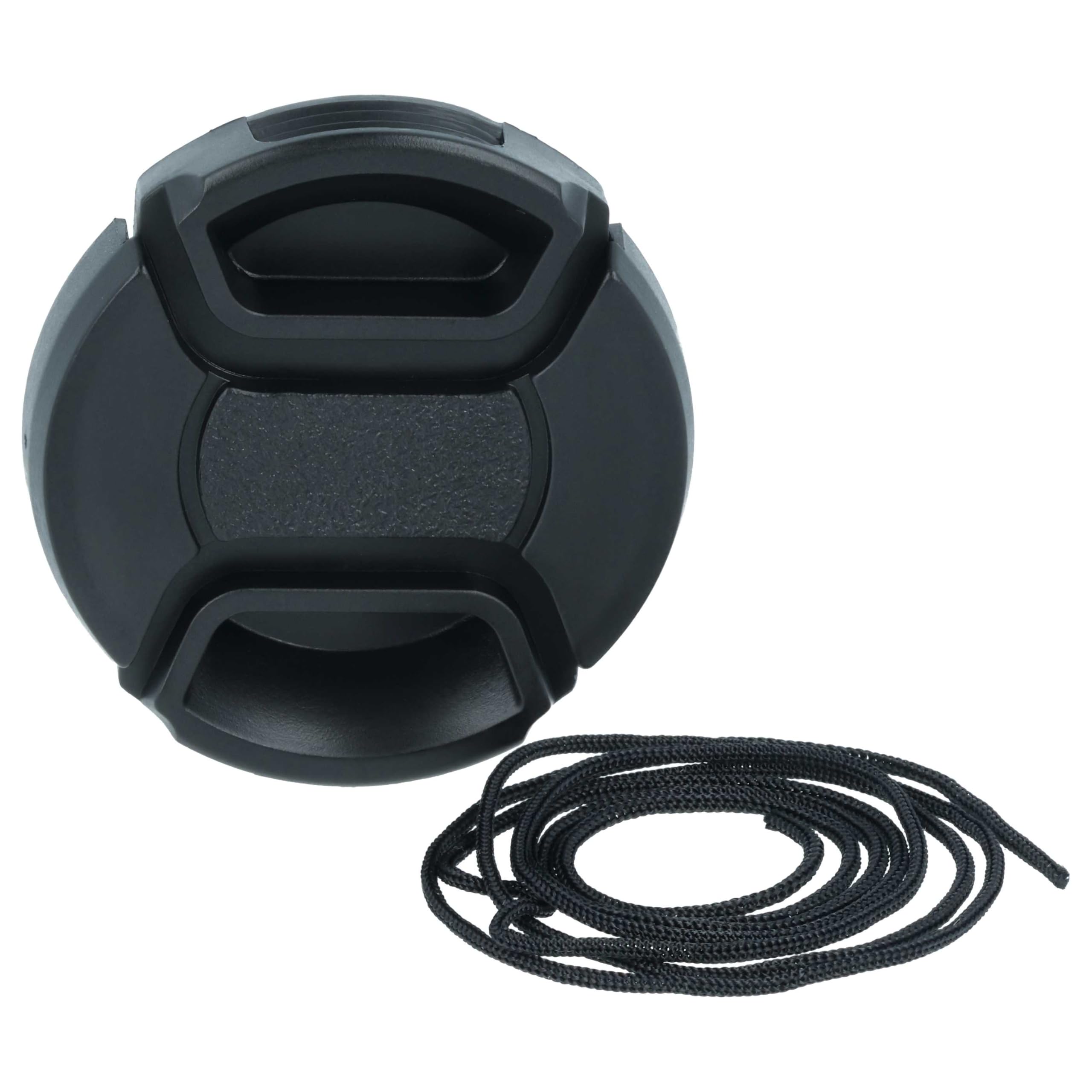 vhbw Copriobiettivo 37mm per Panasonic snap-on nero