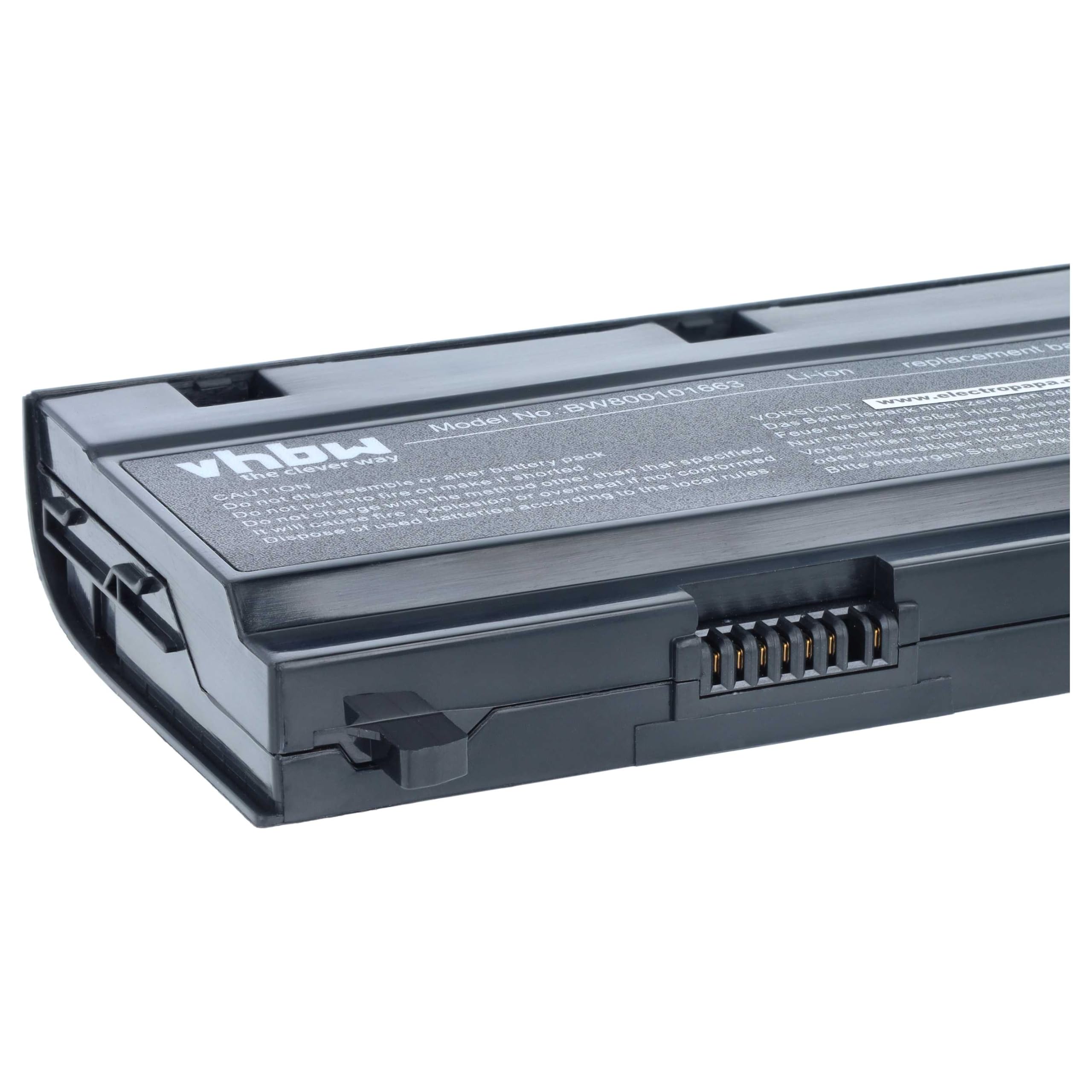 vhbw Batteria per Medion Akoya E7212 4400mAh Li-Ion
